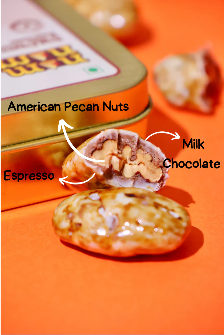 Choco Java Pecans -Pecans Coated in Belgian Couverture and Coffee - Image 5