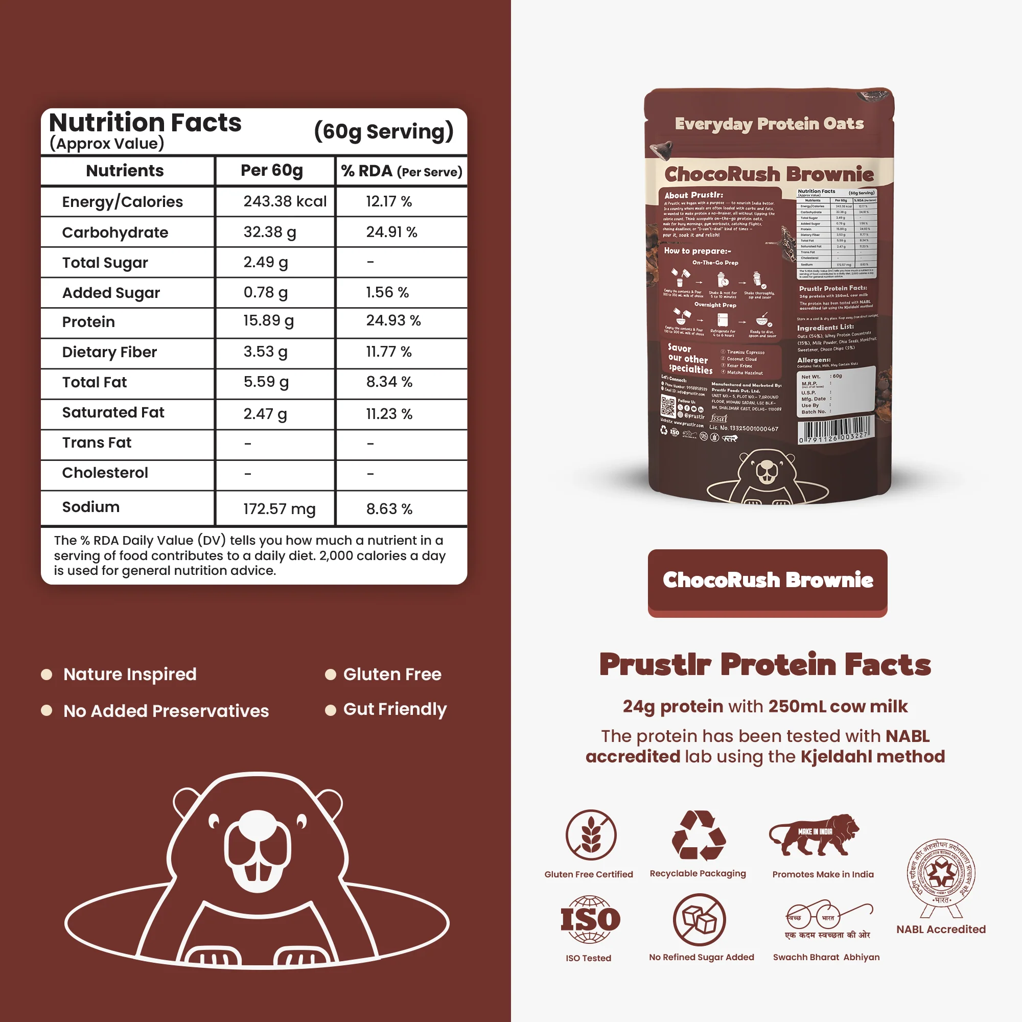 ChocoRush Brownie – Everyday Protein Oats - Image 34