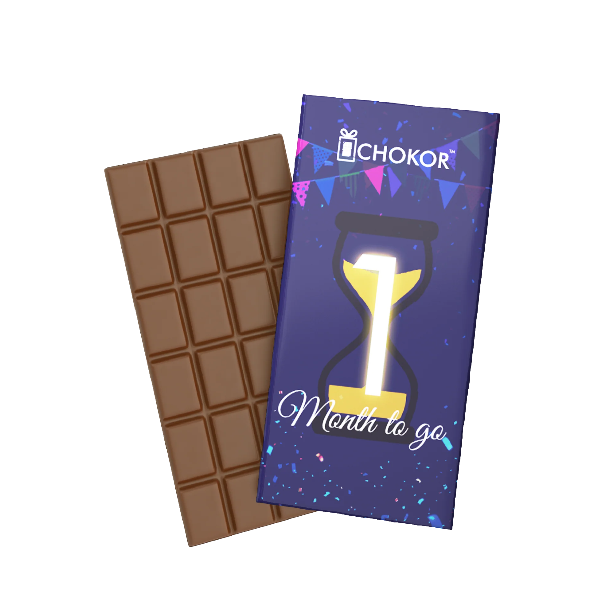 CHOKOR  1 Month To Go Chocolate Gift