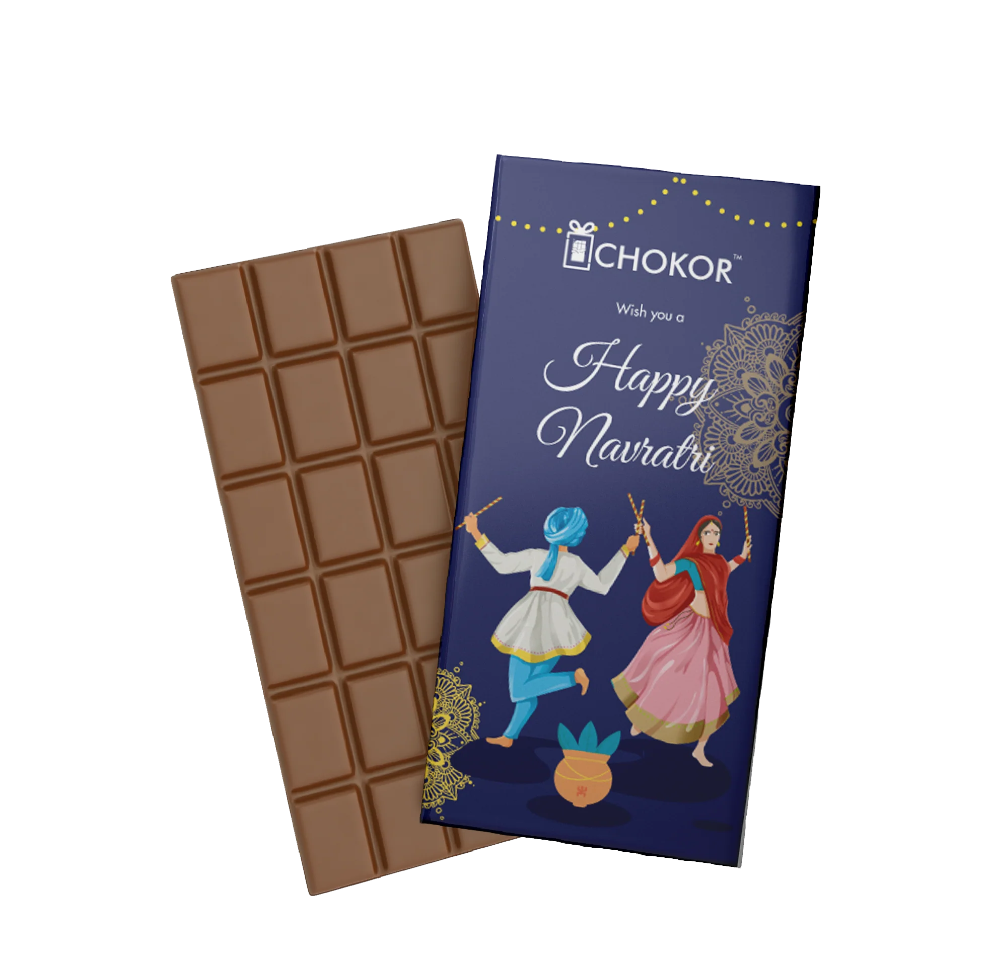 CHOKOR Artisanal Happy Navratri Chocolate Gift