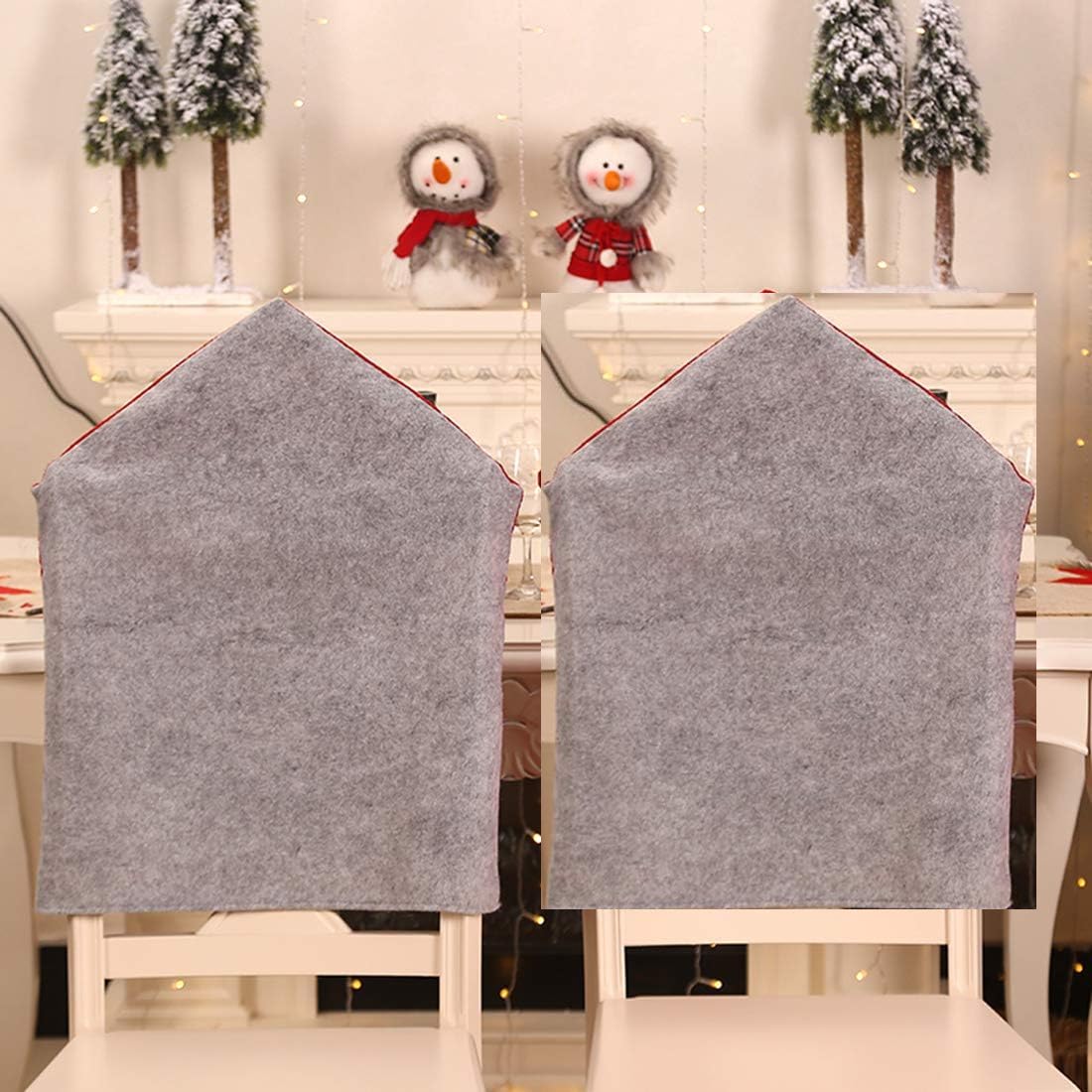 Christmas 3D Santa Claus Chair Cover - Set of 2 - Image 4