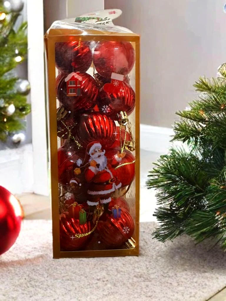 Christmas Balls Tree Ornaments Party Decoration(20balls) - Image 2