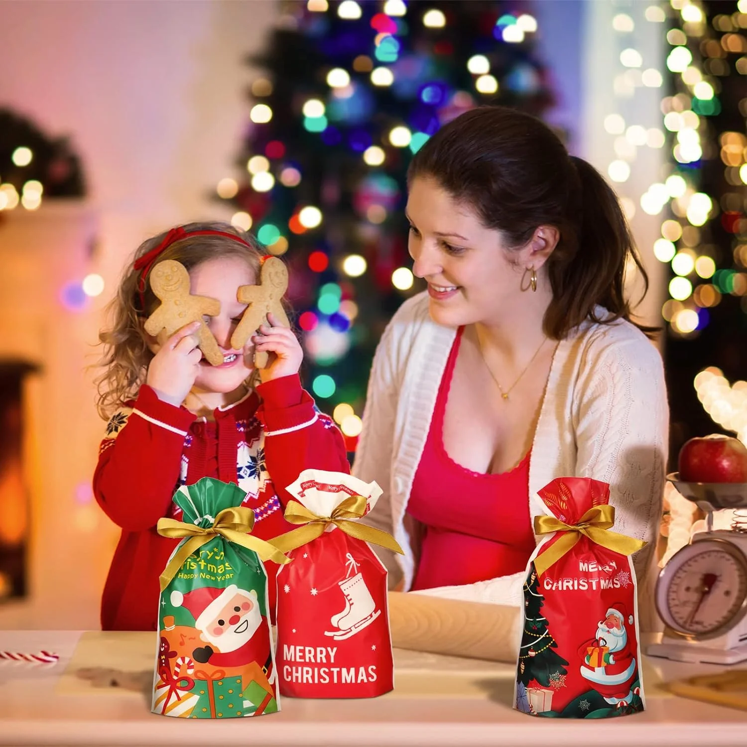 Christmas Candy Gift Cookie Bags - Image 5