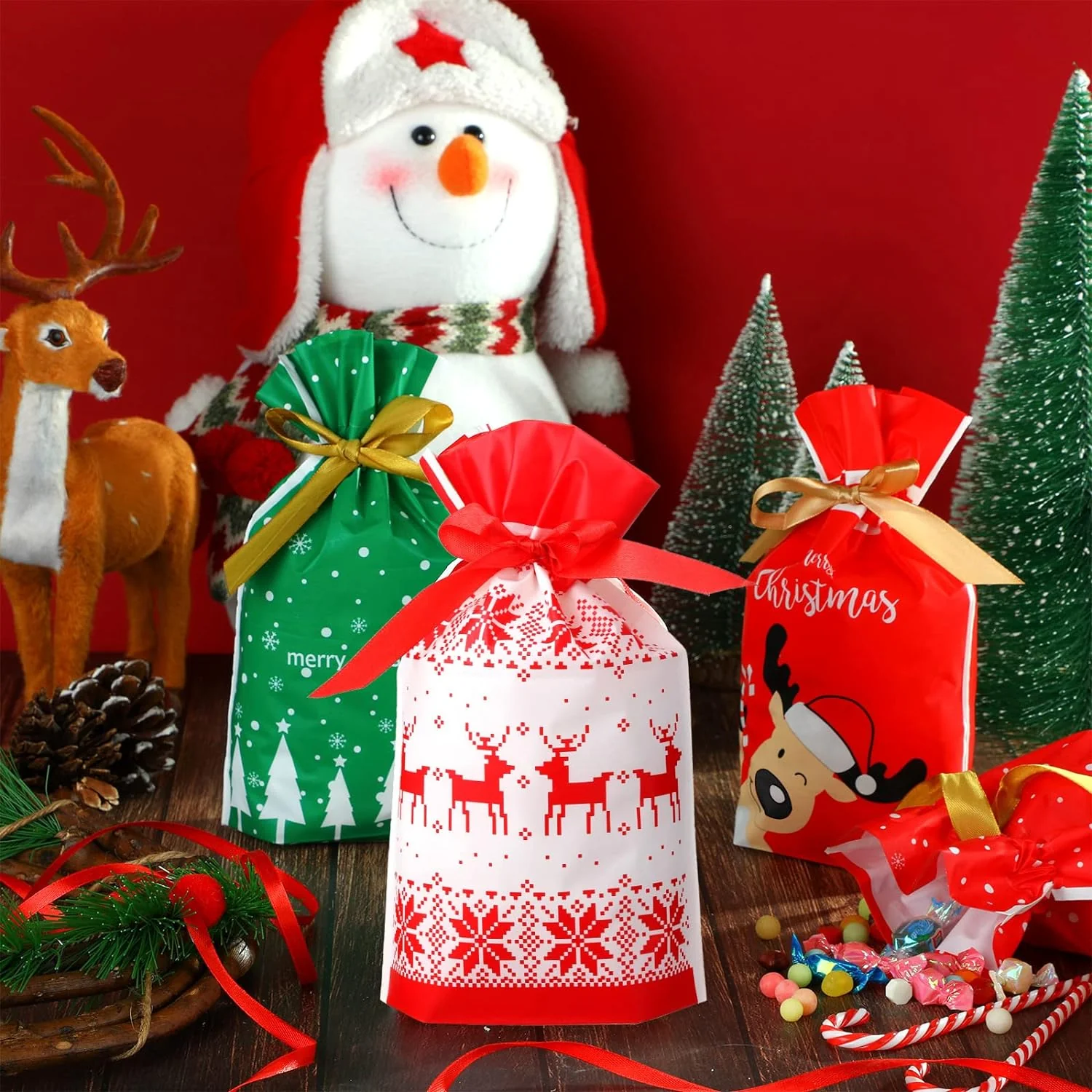 Christmas Candy Gift Cookie Bags - Image 6