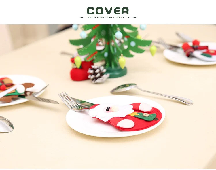 Christmas Cutlery Covers (Pack of 4) - Image 8