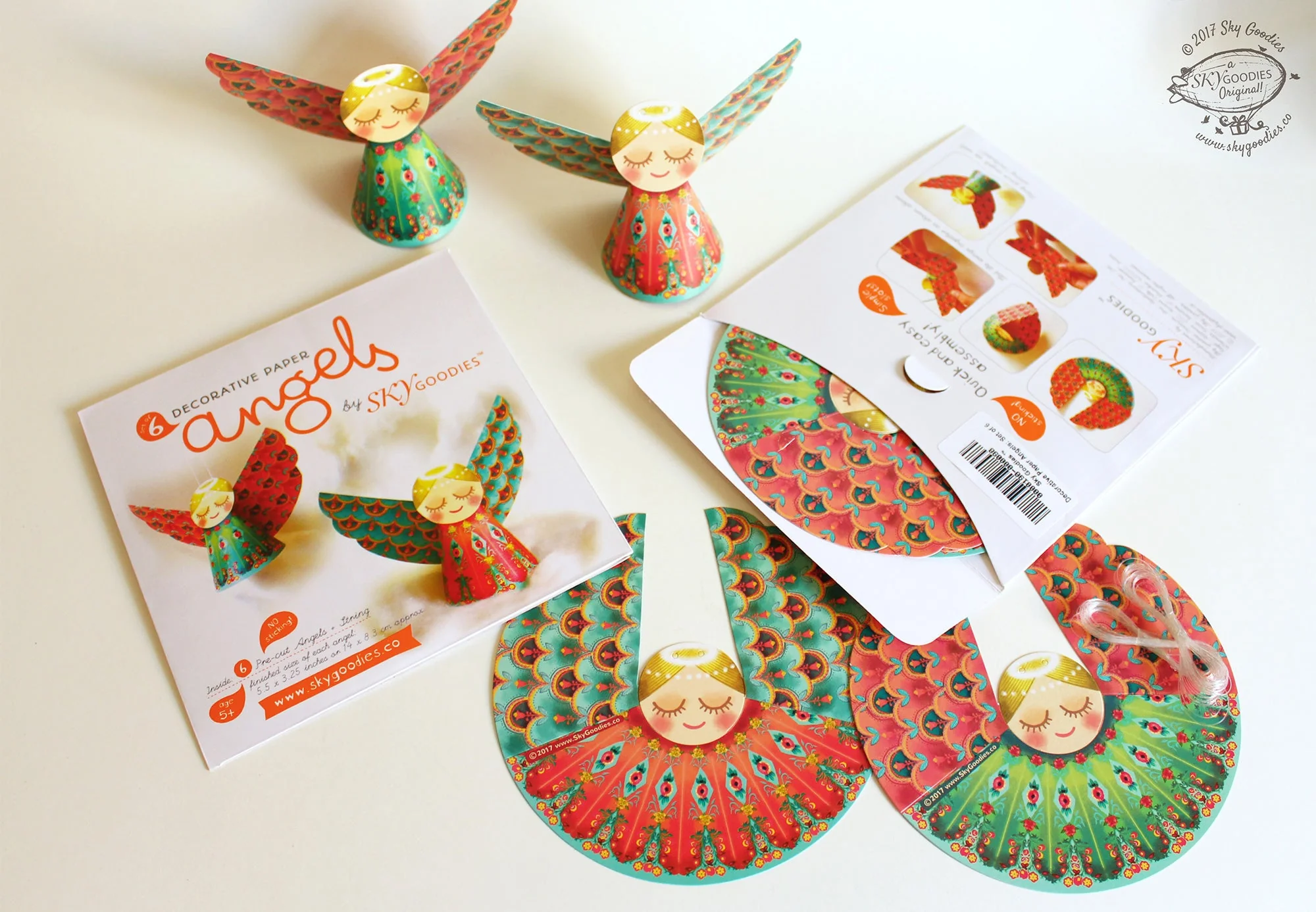 Christmas Decor Combo Saver 1 - Angels & Mini Hot Air Balloon Fairy Lights - Image 5