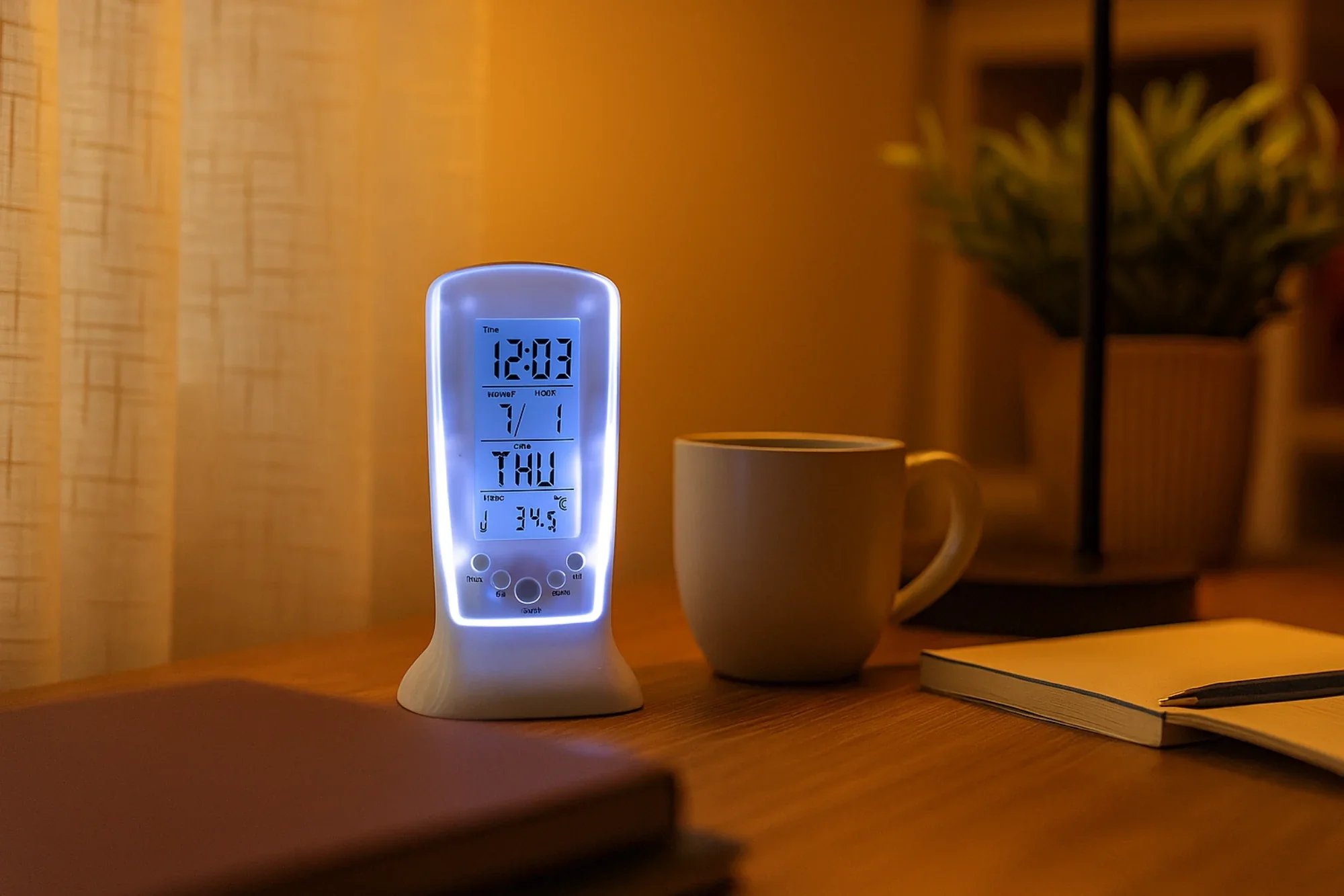 Chrona LCD Clock