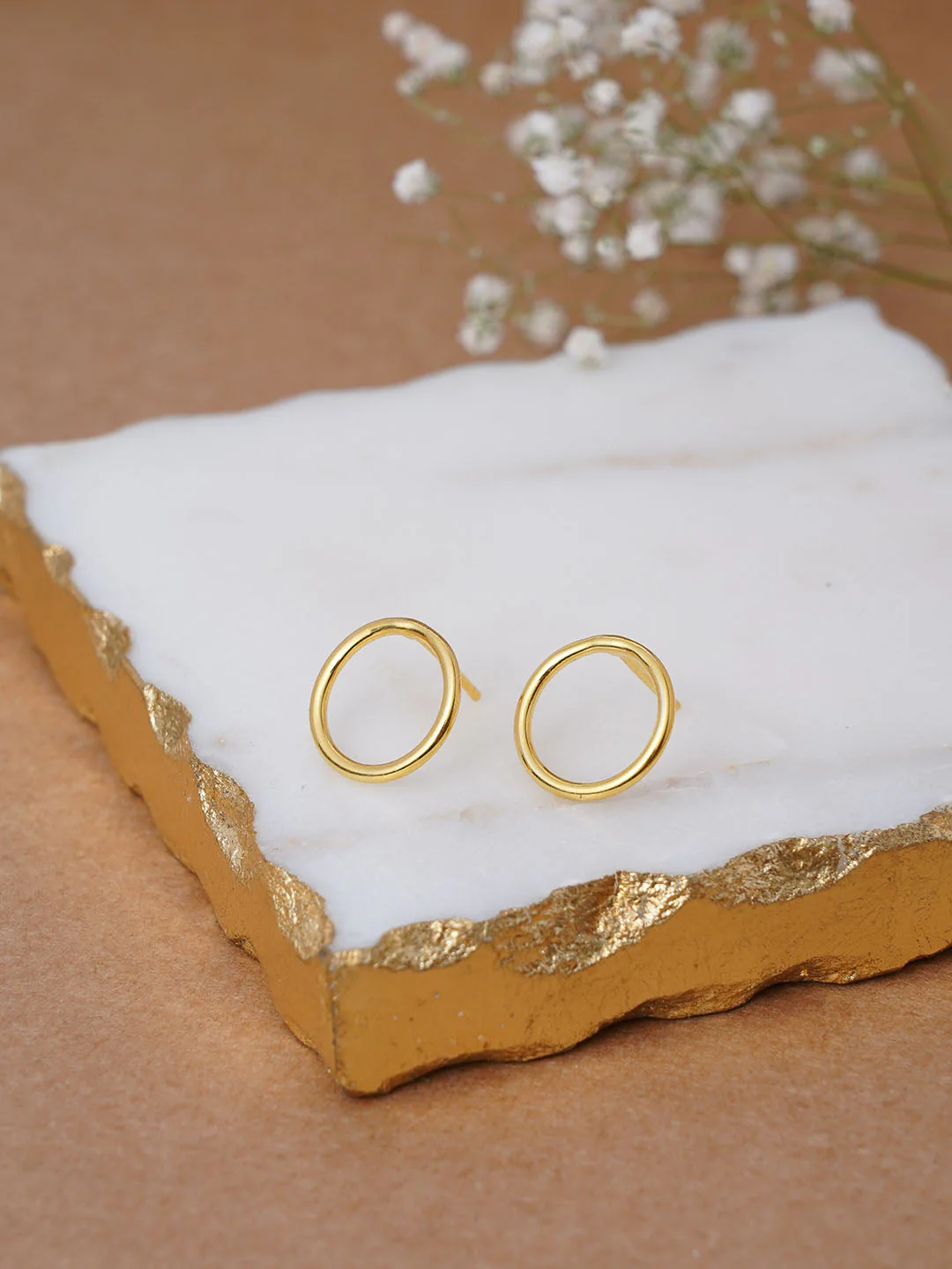 Circle - 18K Gold Plated Earring - Image 4