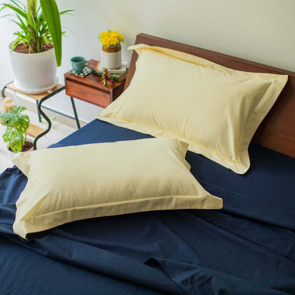 Classic 100% Cotton Pillow Cover | Set Of 2