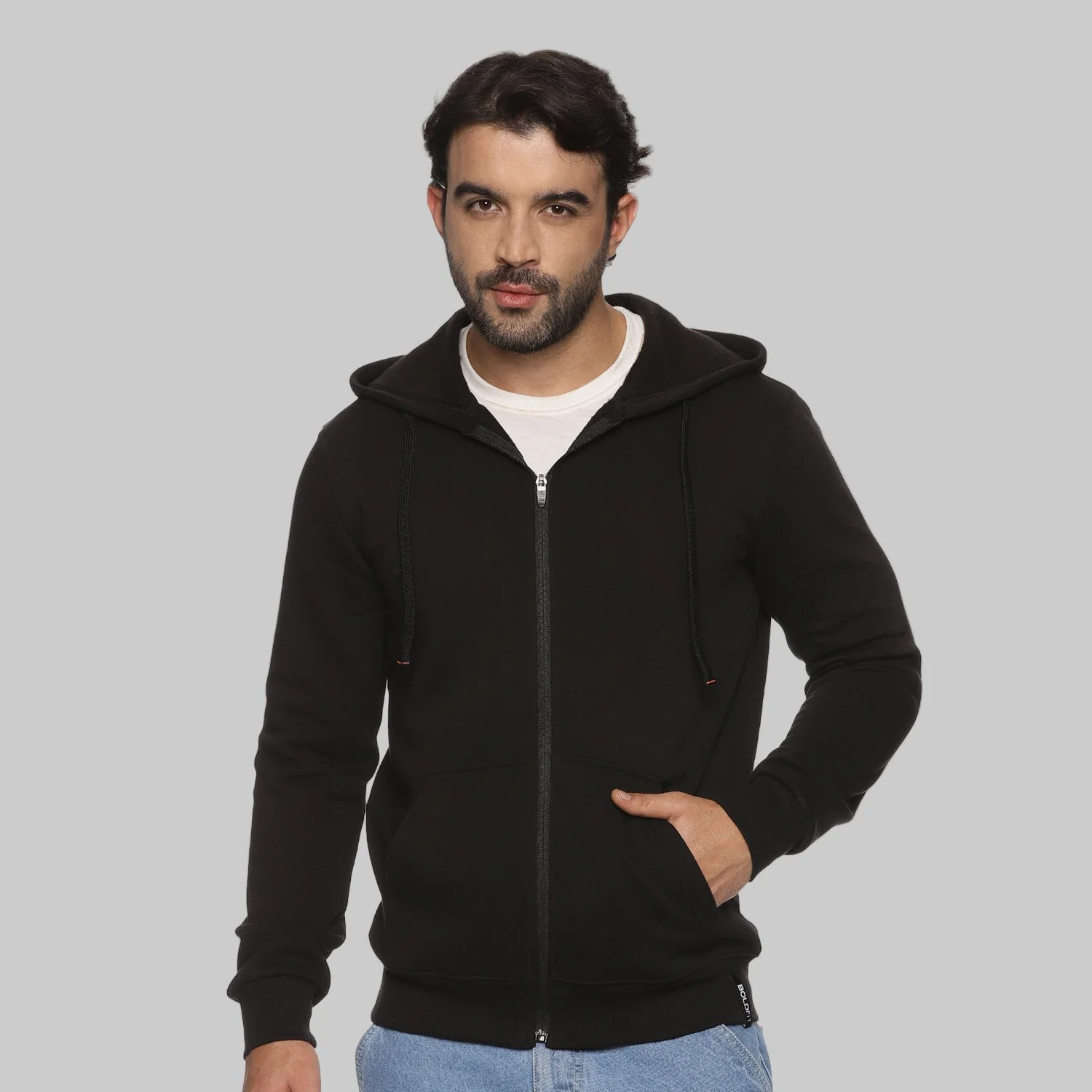 Classic Mens Hoodie - Black - Image 27