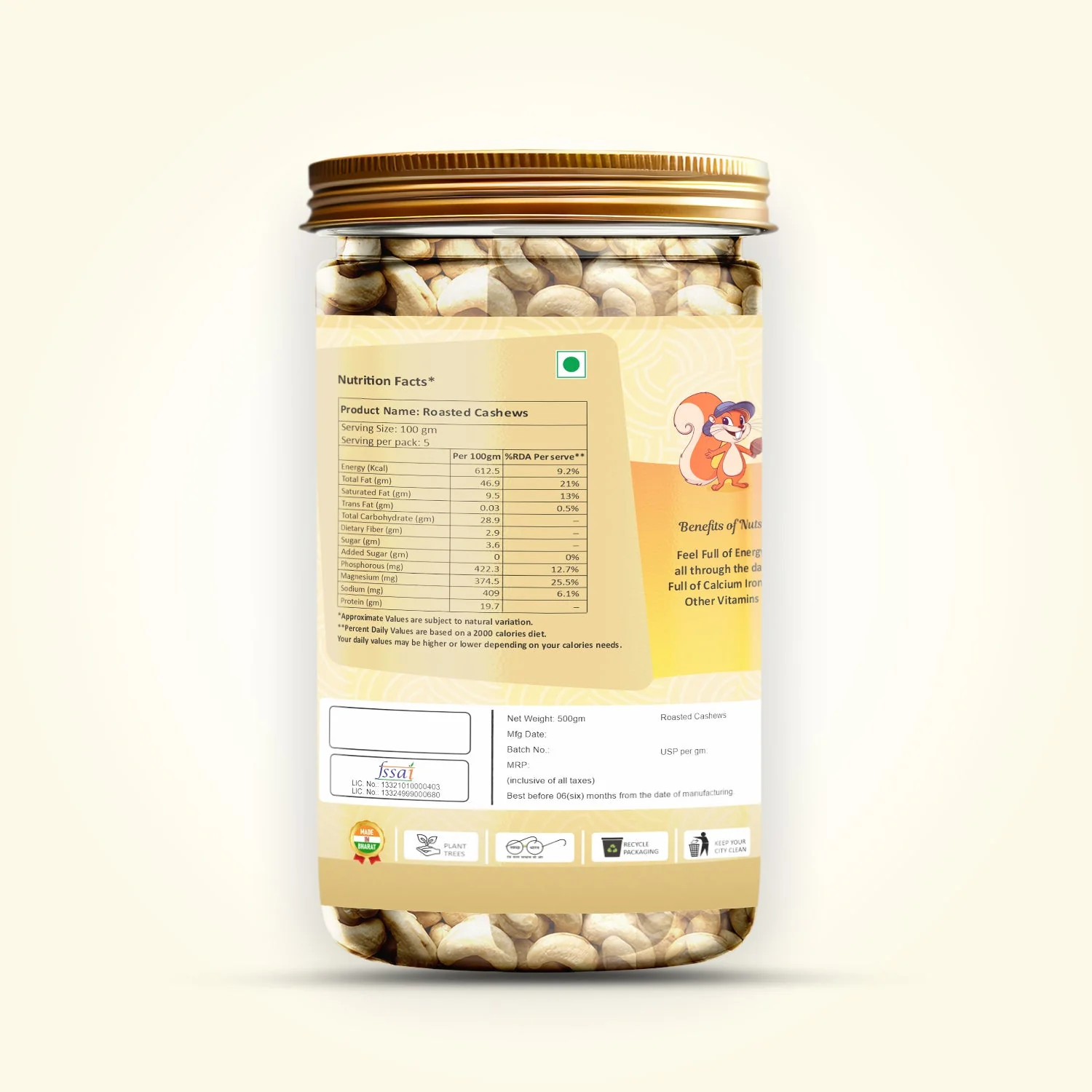 Classic Salted Cashews - Roasted - Image 3