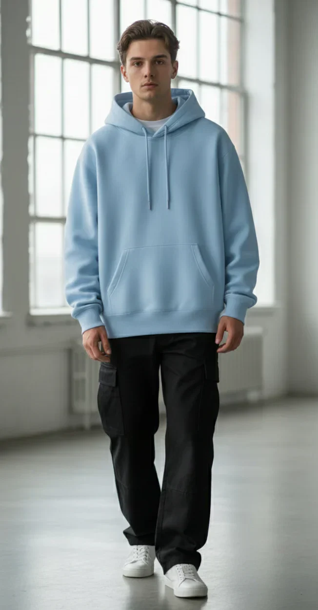 Classic Solid Hoodie - Image 3