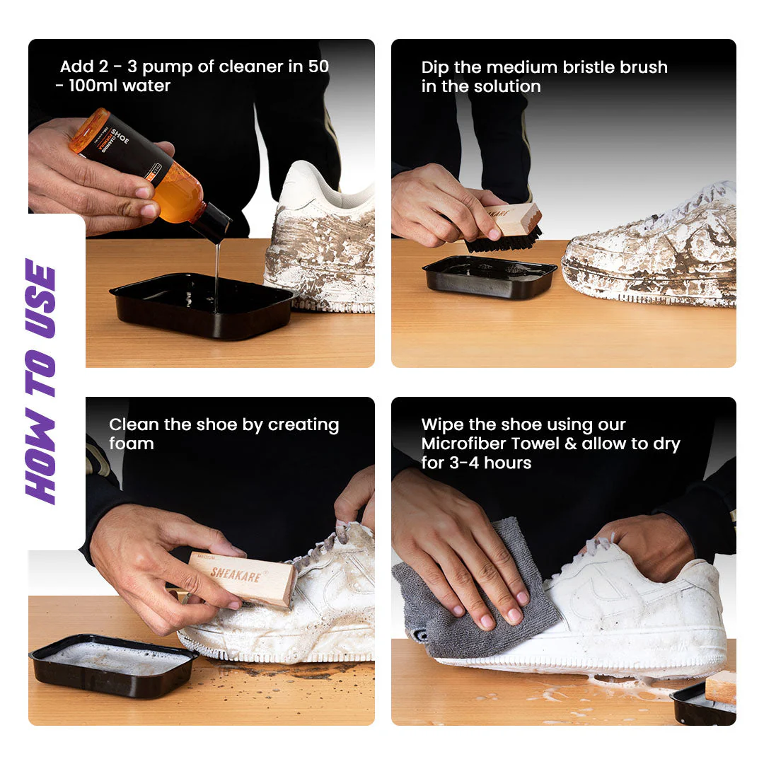 Cleaner | Shoe Cleaning Formula ( Peach Fragrance ) - Image 4