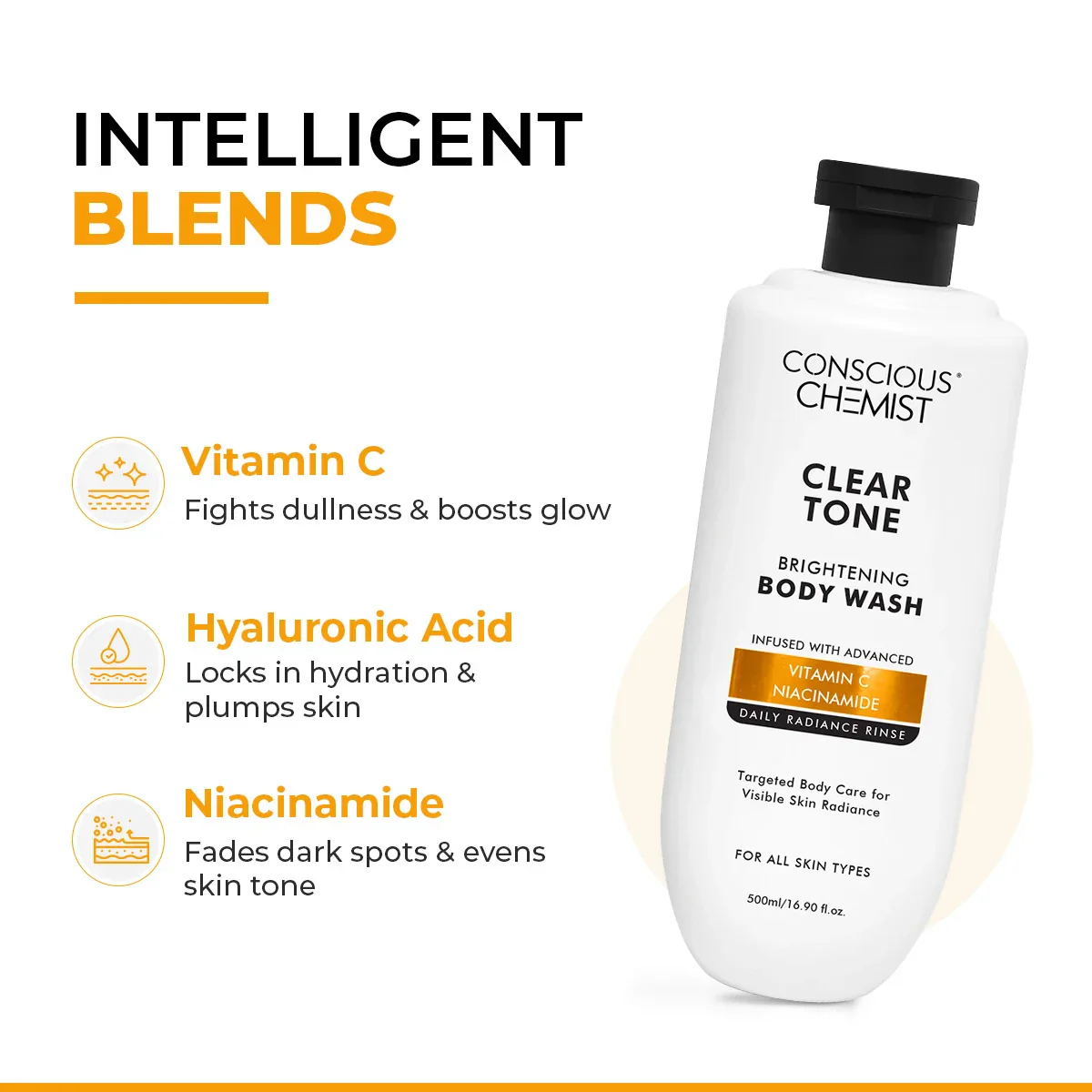 Clear Tone Brightening Bodywash | 500 ML | Special Deal - Image 3