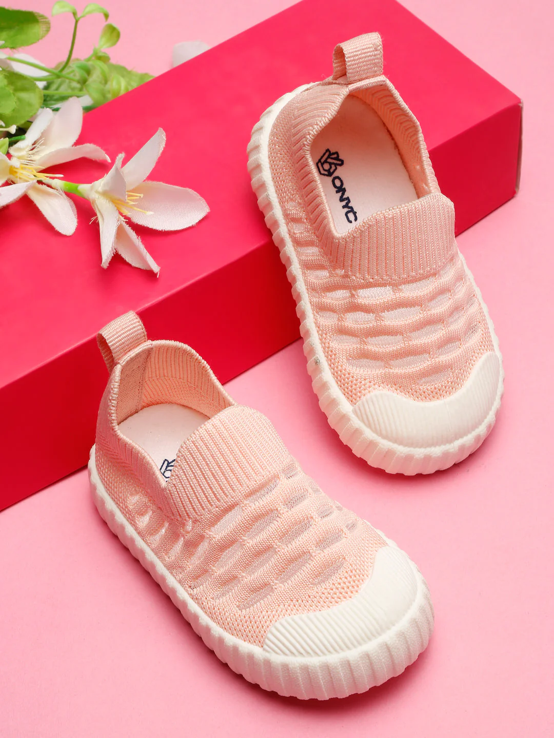 Cloudy Toddlers' First Step Shoes - Peach (Unisex) - Image 206