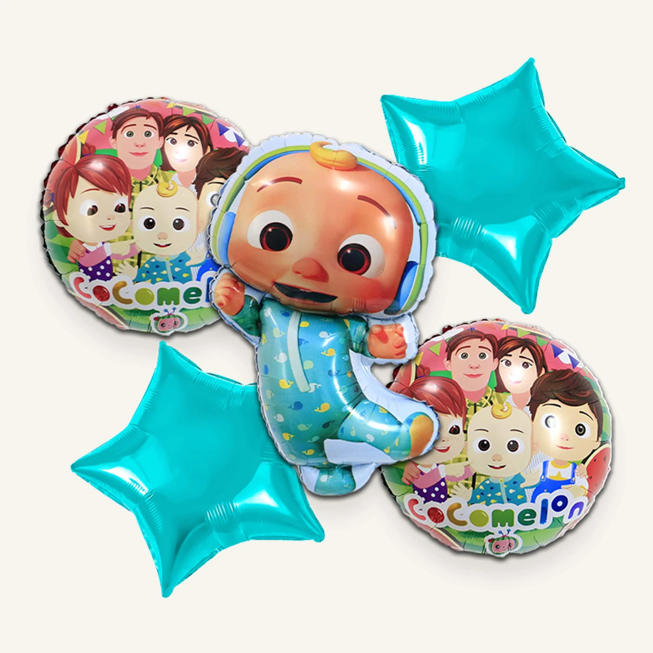 Coco Melon Foil Balloon set