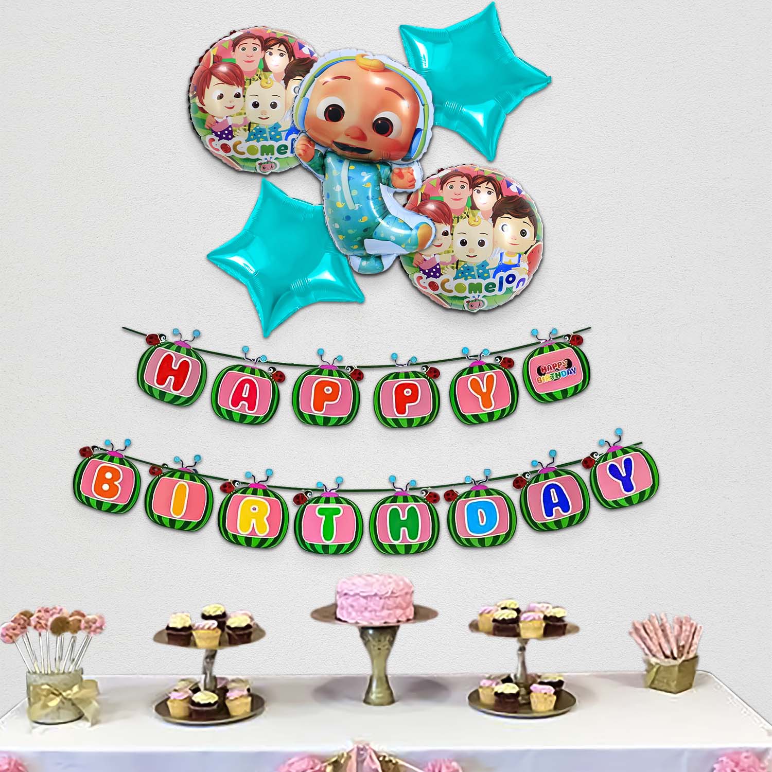 Coco Melon Foil Balloon set - Image 3
