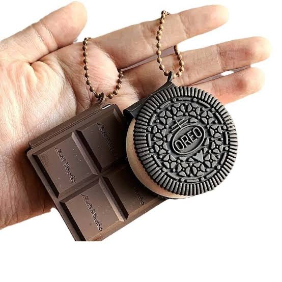 CocoMini: Scented Mini Chocolate Keychain Diary Set Cute Compact Notebook for Notes & Gifting (2 Pcs) - Image 3
