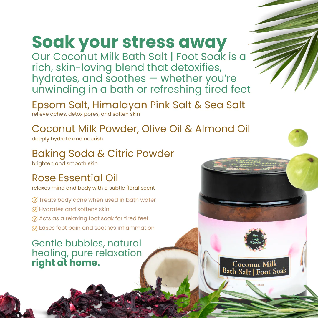 Coconut Milk Bath Salt | Foot Soak - Image 3