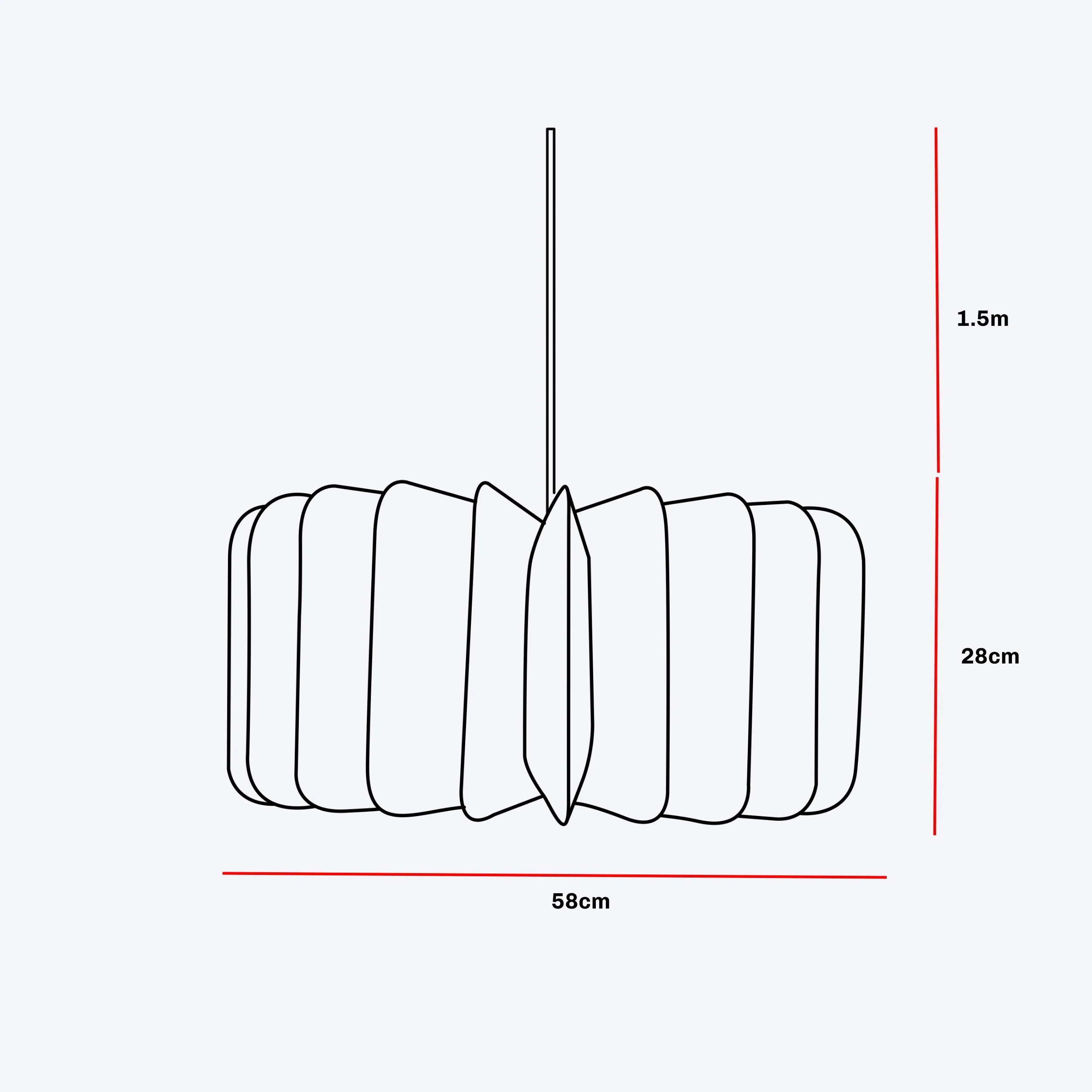 Cocoon Pendant Lamp - Image 6