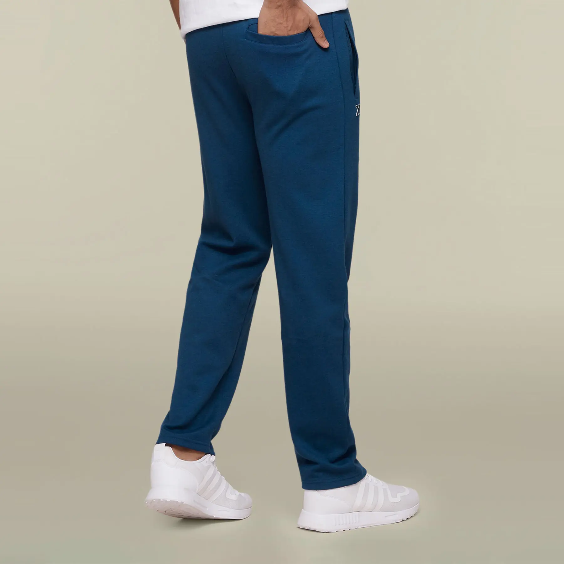 Code Cotton Rich Track Pants Oxford Blue - Image 5