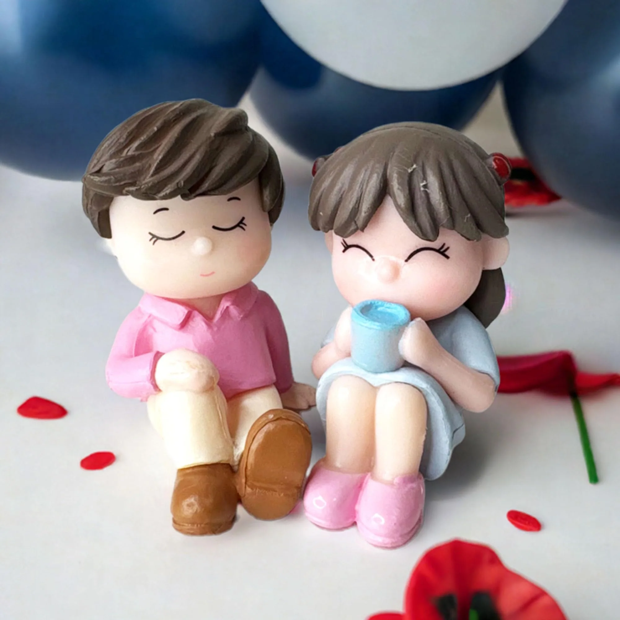 Coffee couple Miniature Show Piece - Image 6
