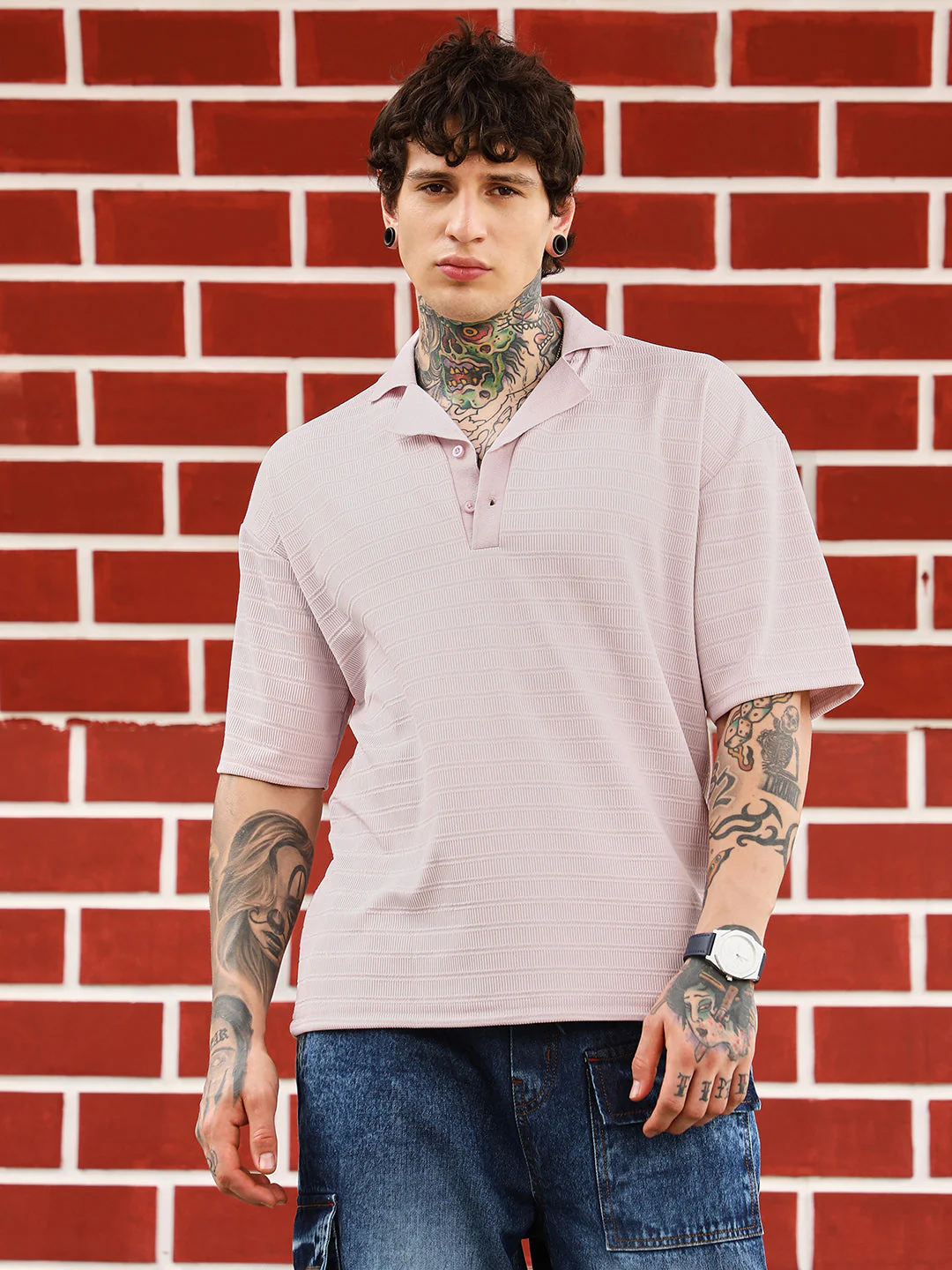 Coil-Tactile Cuban Polo T-Shirt - Image 2