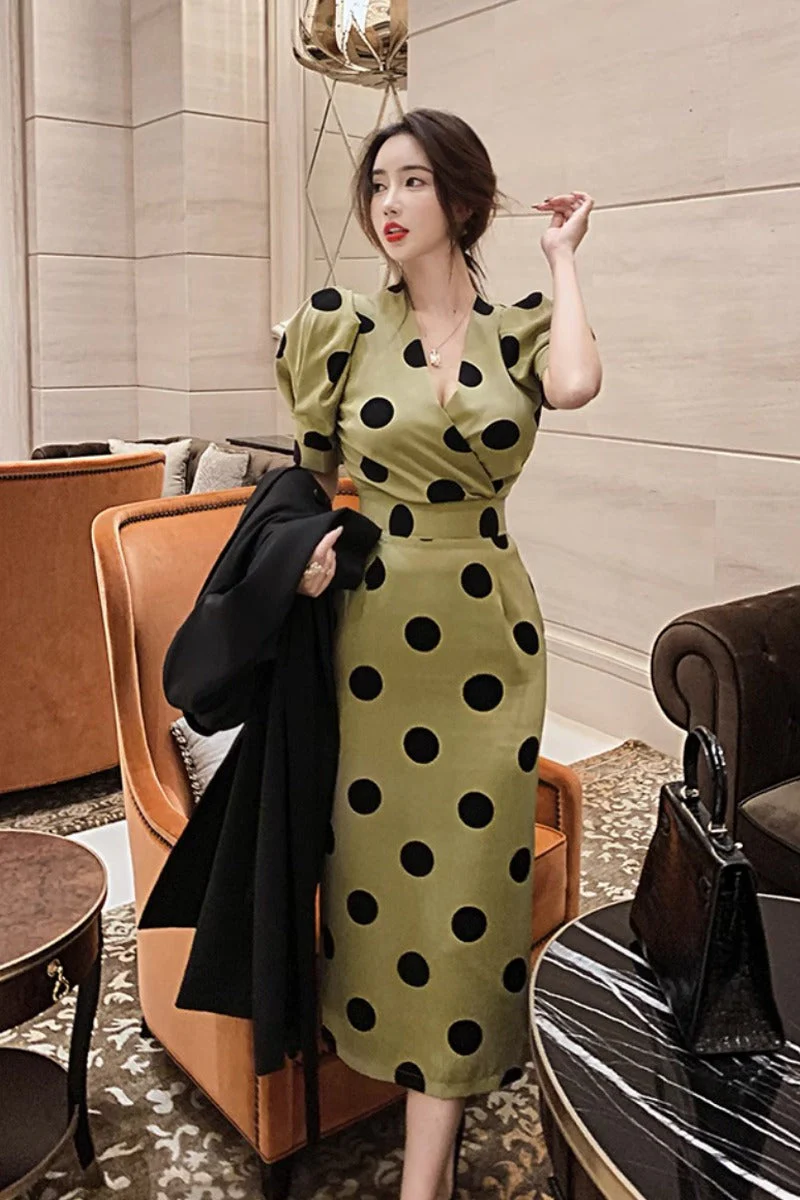 Colette Polka Dress - Image 4