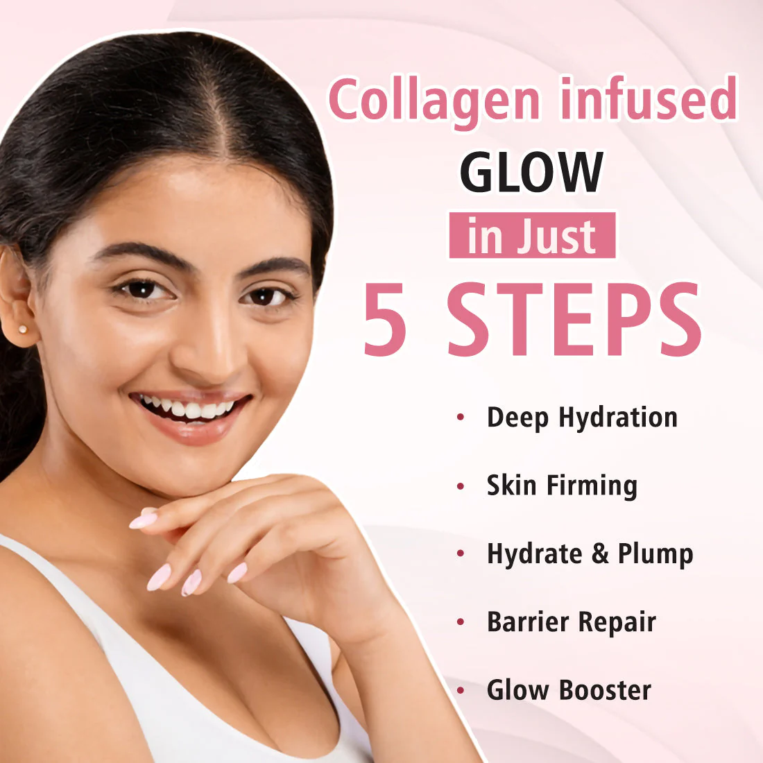Collagen Facial Kit (Cleanse| Exfoliate |Hydrate| Massage | Nourish). - Image 5