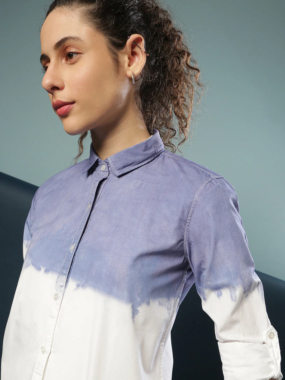 Color Block Shirt - Image 6