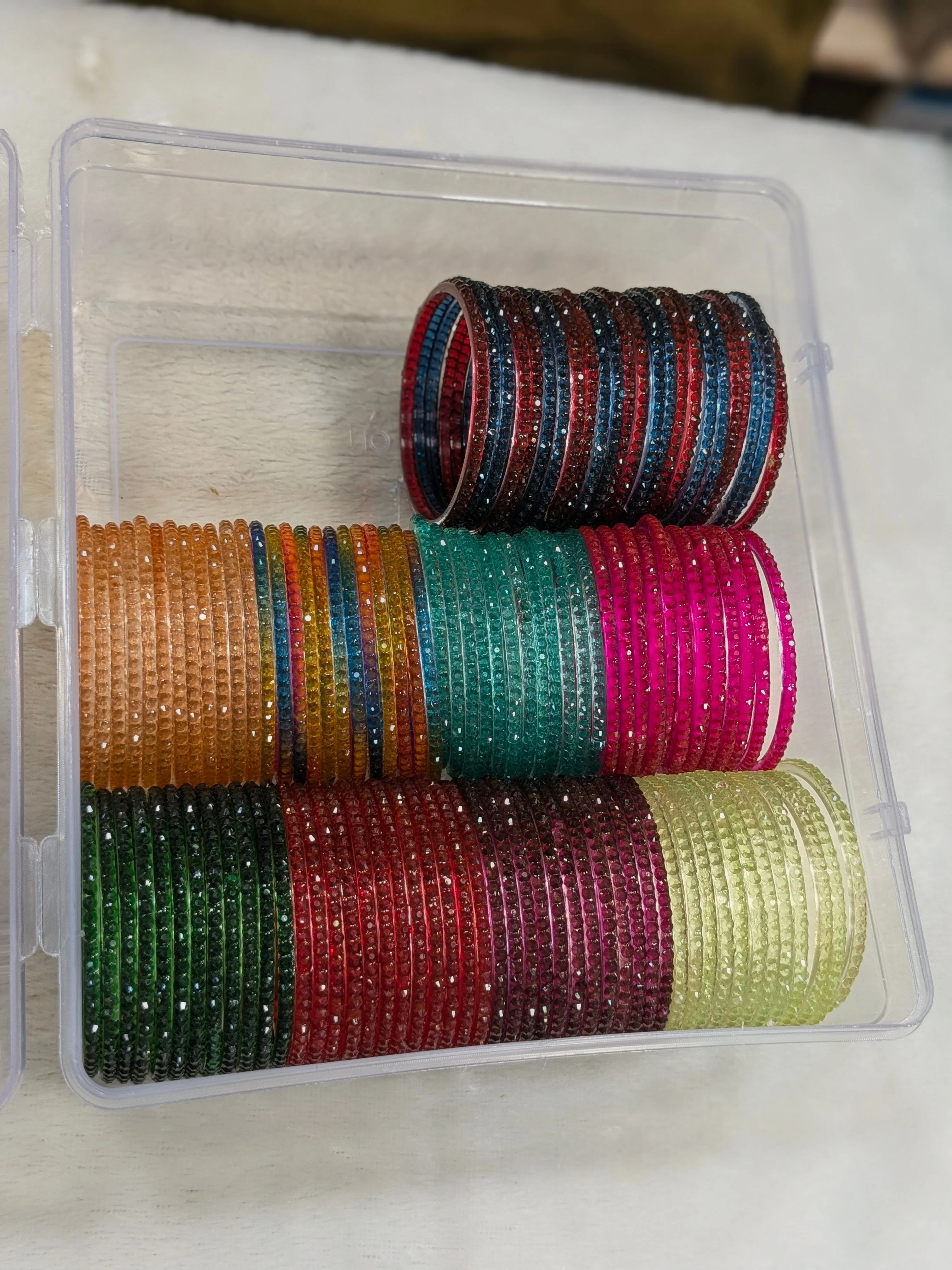 Color drop glass bangles - Image 4