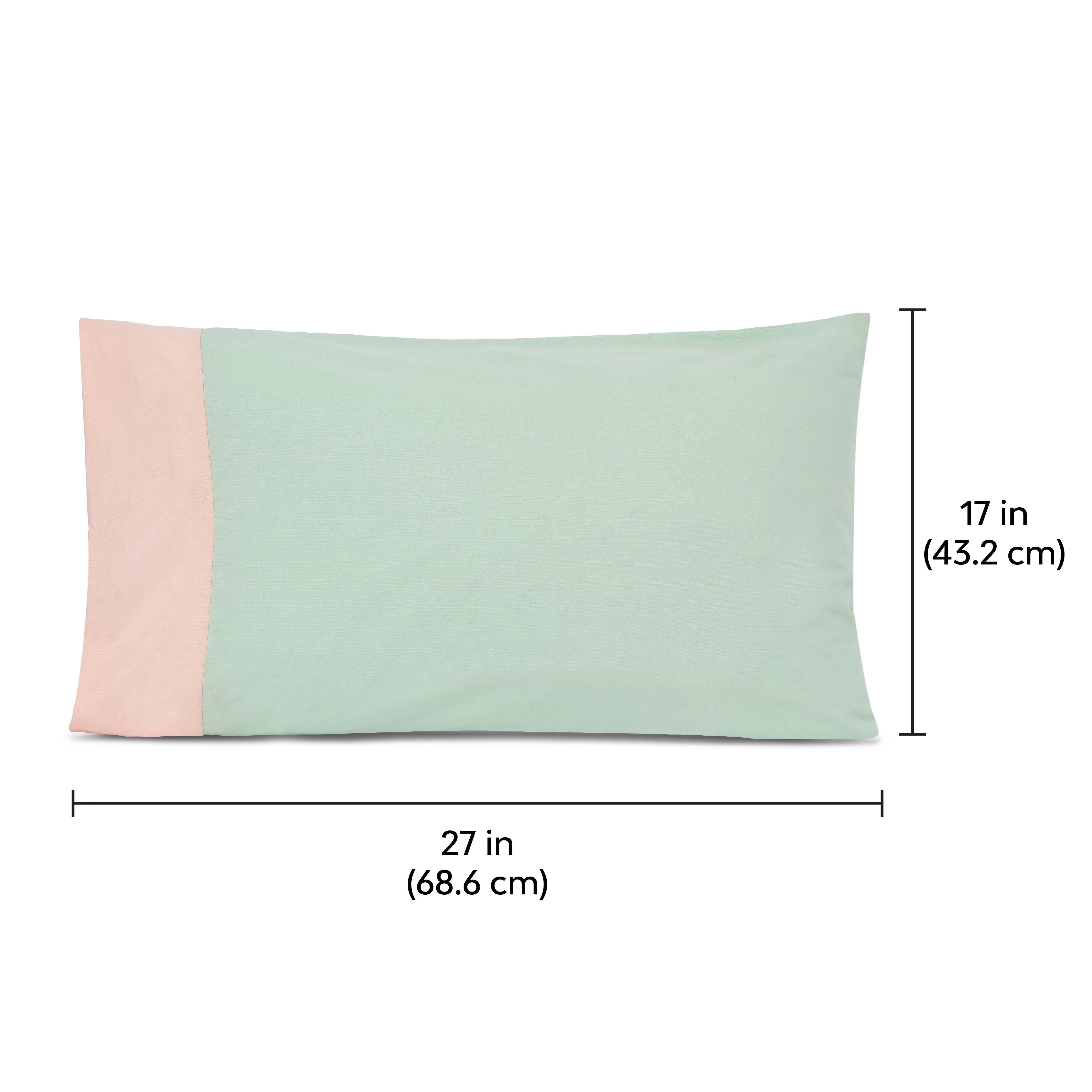 Colour Accent 100% Cotton Bed Pillow Cover | Set Of 2 - Image 31