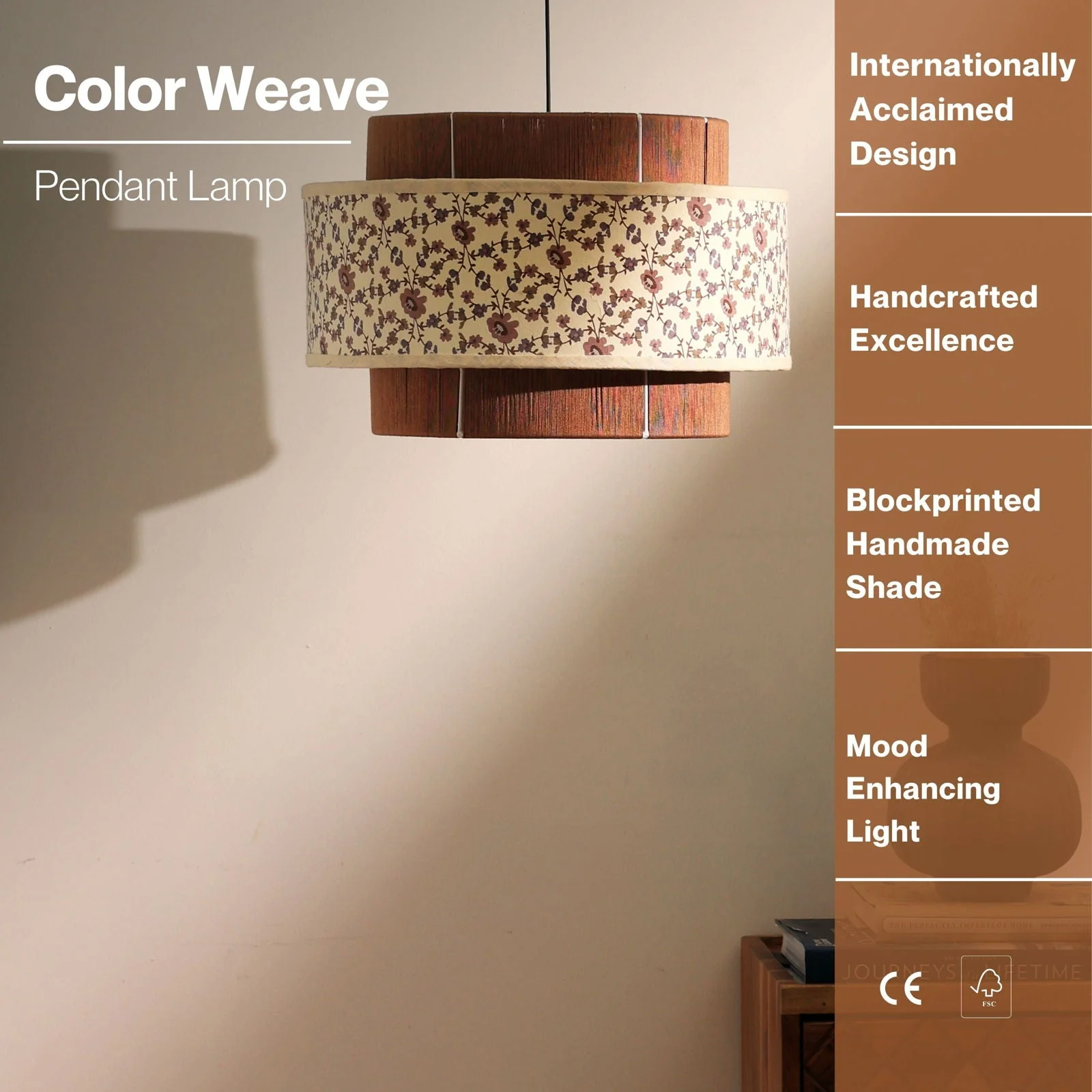 Colour Weave Pendant Lamp - Image 9