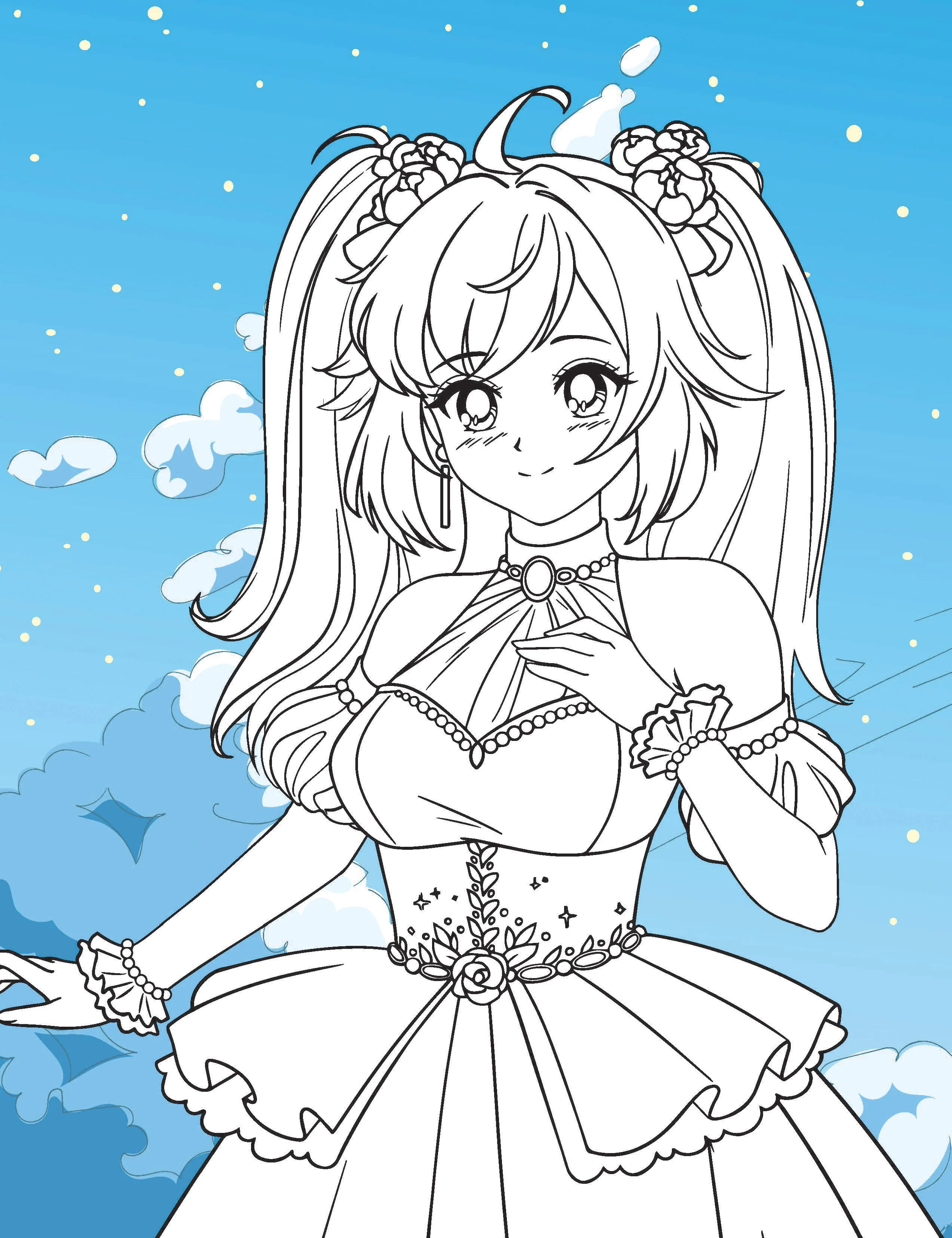 Colour Your Own Manga Book 1  With Free Manga Colouring Poster Age 4+ - Image 8