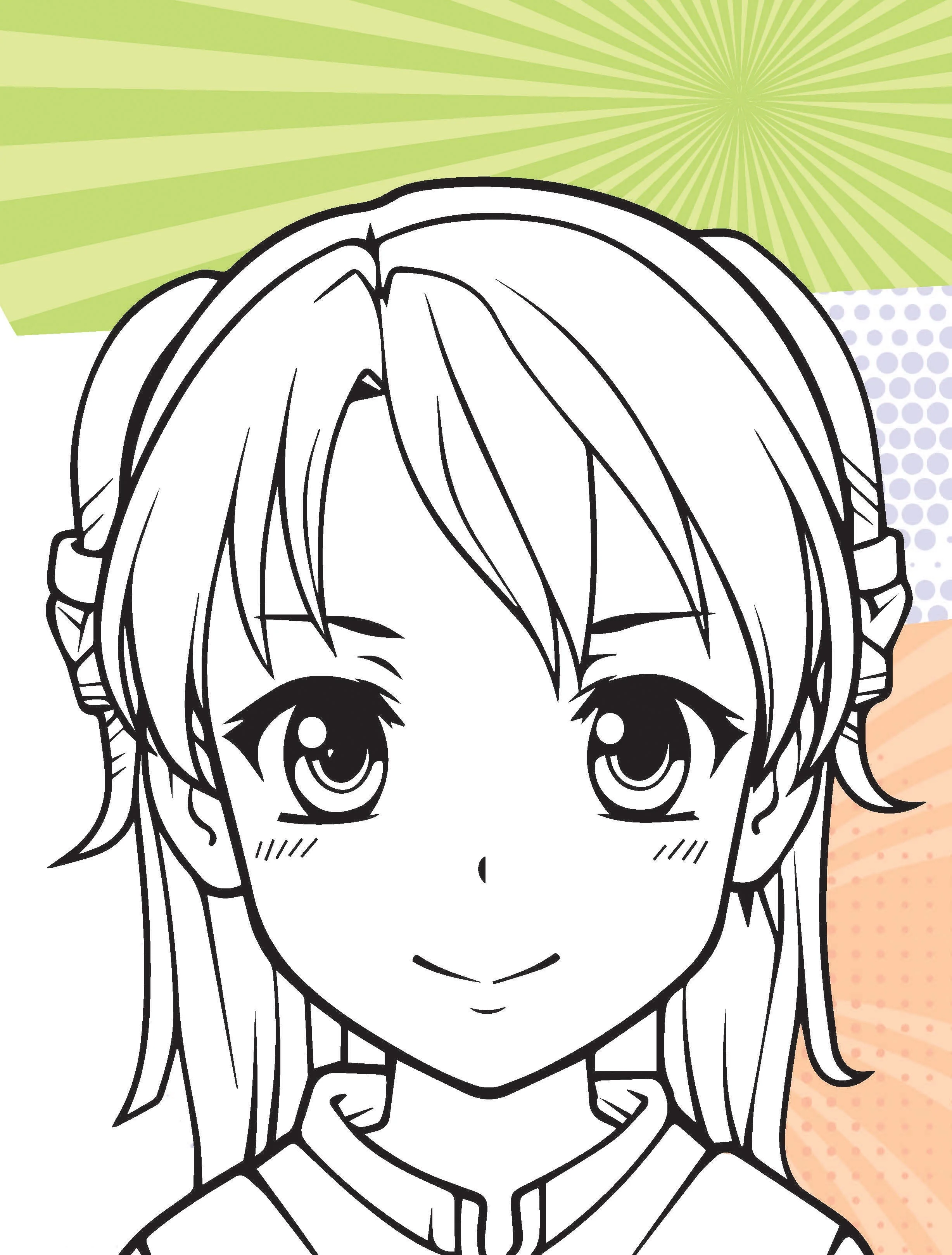 Colour Your Own Manga Book 2 With Free Manga Colouring Poster Age 4+ - Image 5