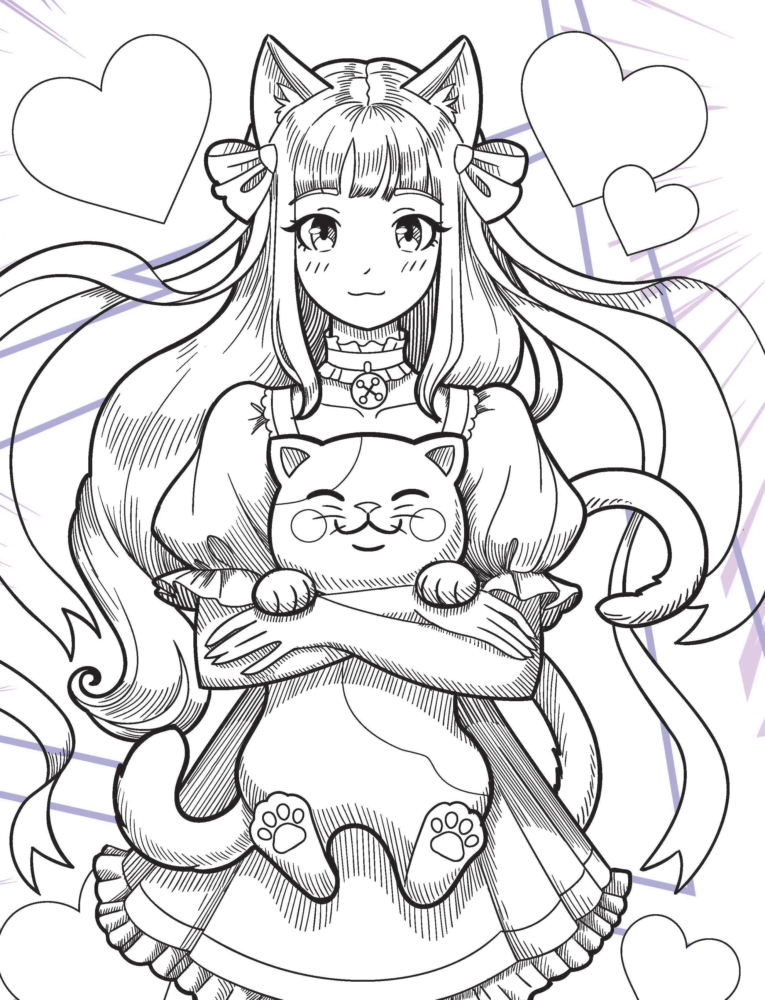 Colour Your Own Manga Book 3 With Free Manga Colouring Poster Age 4+ - Image 5