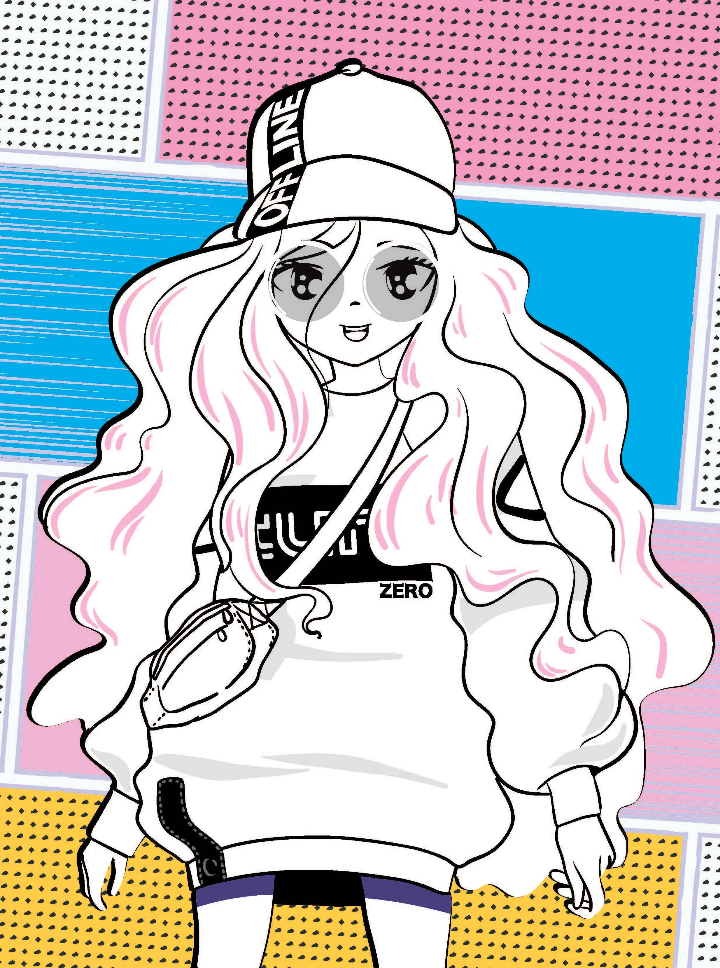 Colour Your Own Manga Book 4 With Free Manga Colouring Poster Age 4+ - Image 6