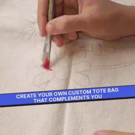 COMBO : DIY Block Printing Kit (Tote Bag) & DIY Tote Bag Painting Kit - Image 8