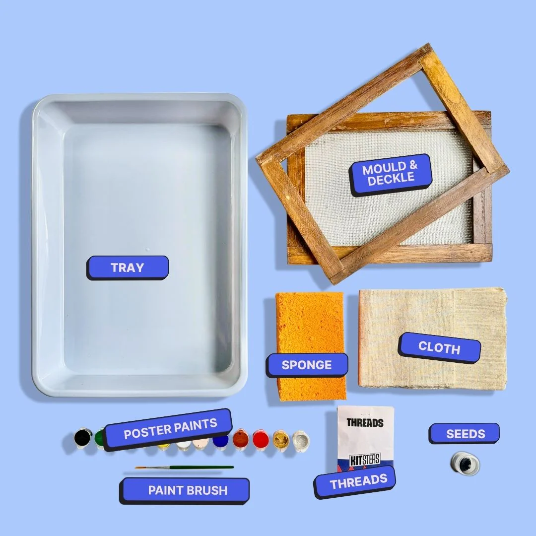 COMBO : DIY Handmade Paper Kit & DIY Solar Printing Kit - Image 2