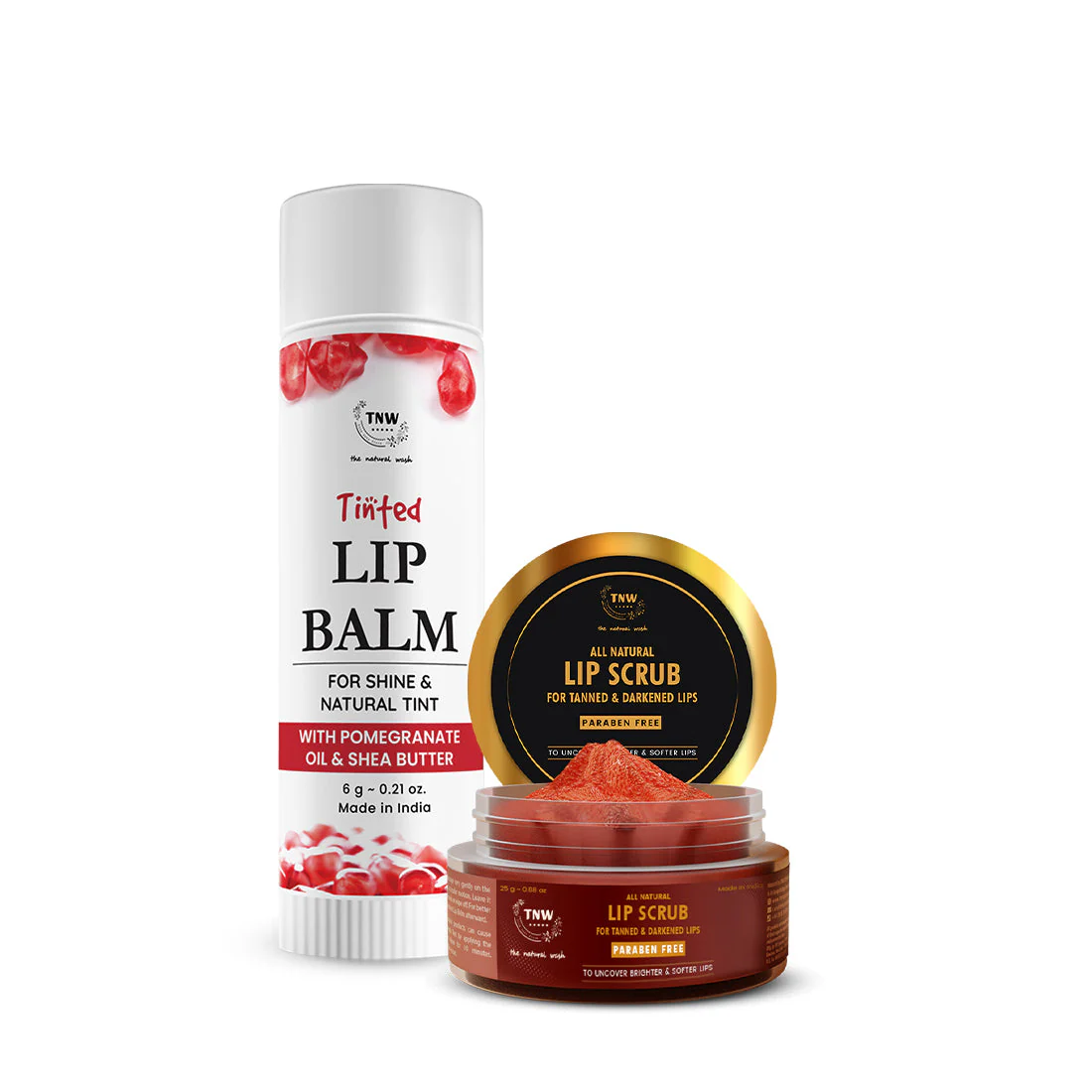 Combo of Exfoliating Lip Scrub & Hydrating Tinted Lip Balm - Image 3