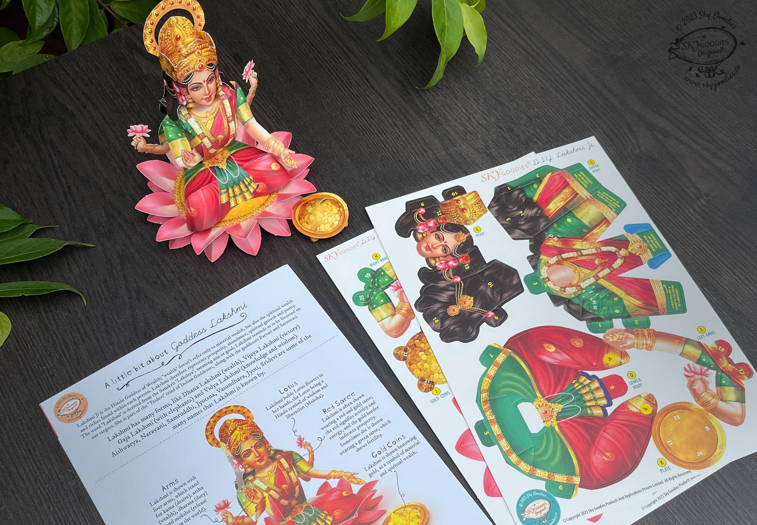 Combo Saver: Ganesh and Lakshmi DIY Paper Craft Kits - Image 13
