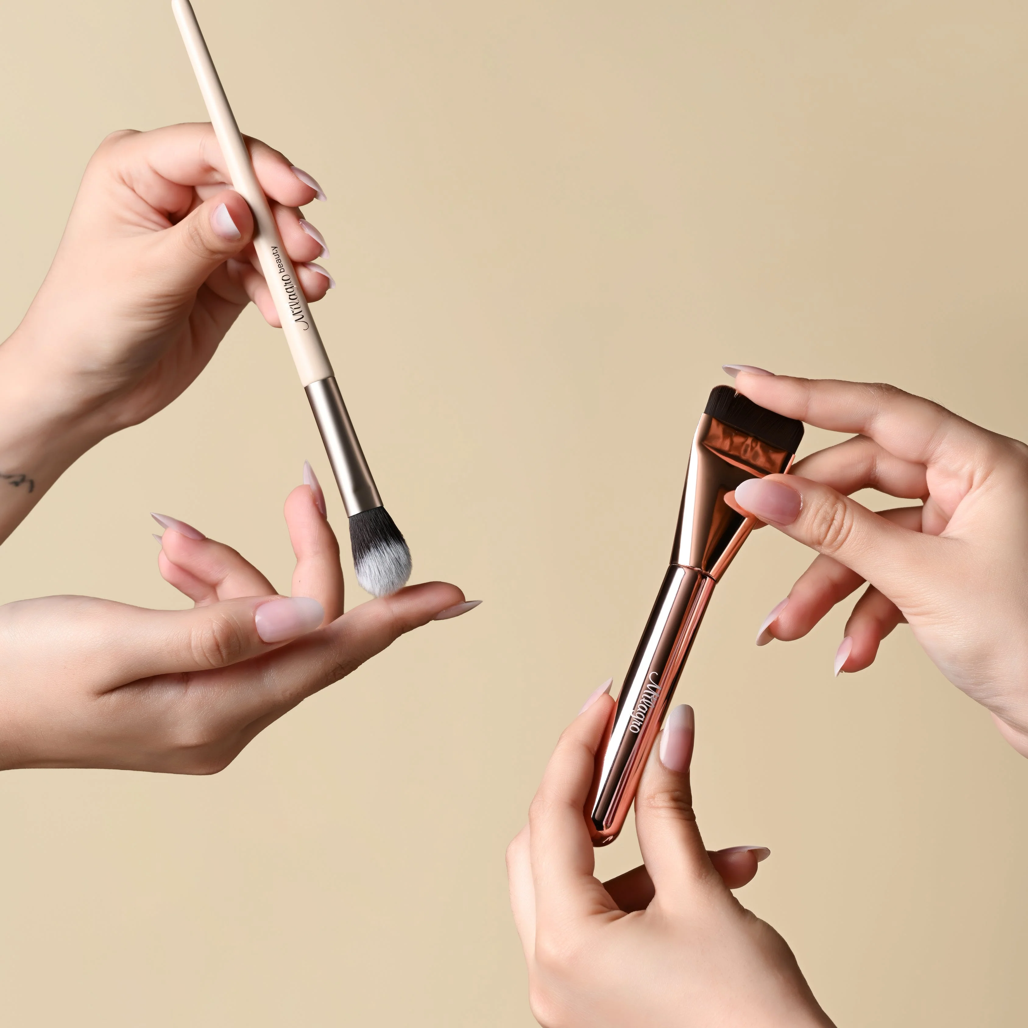 Concealer Brush 13 Pro+Glass skin foundation brush 18 - Image 3