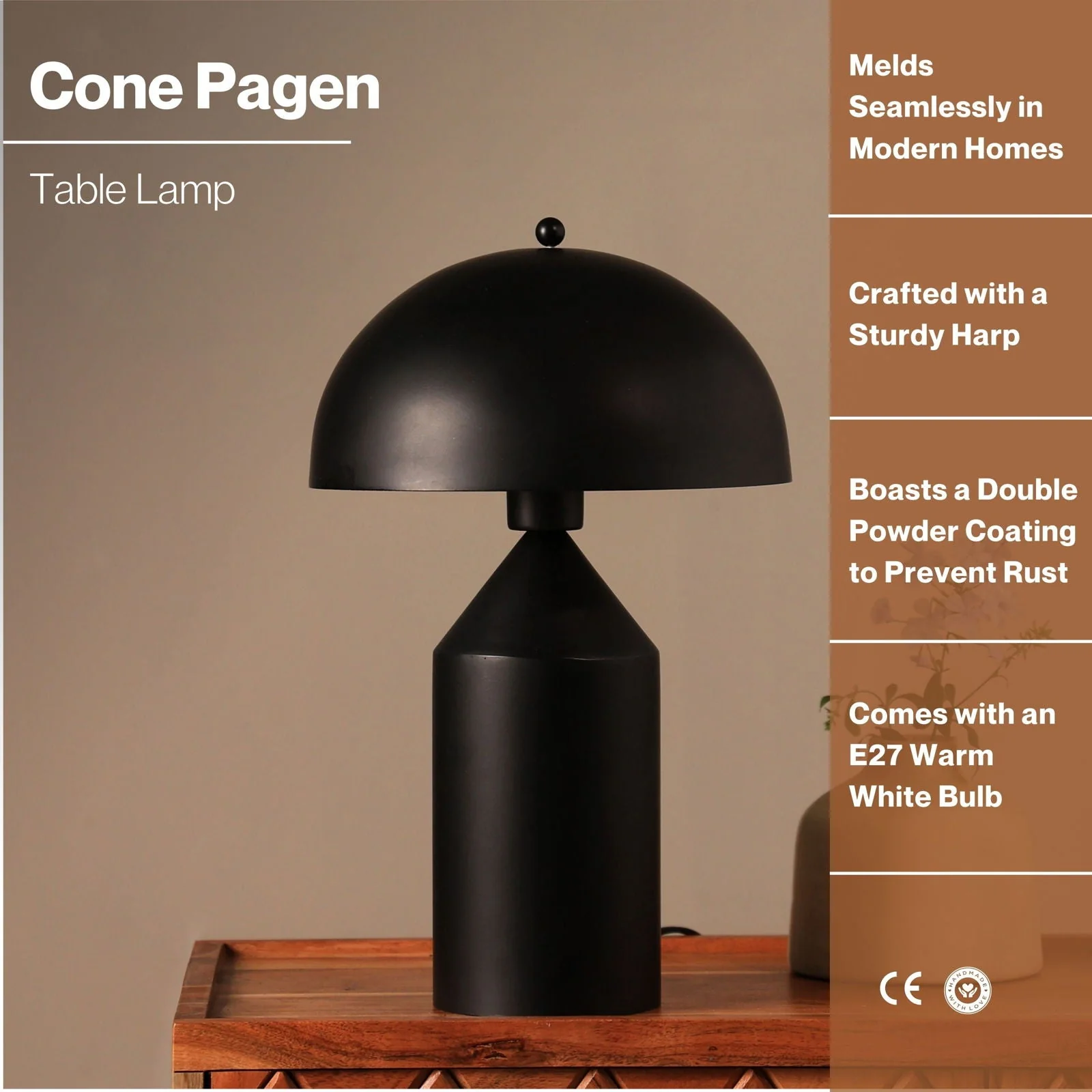 Cone Pagen Table Lamp - Image 11
