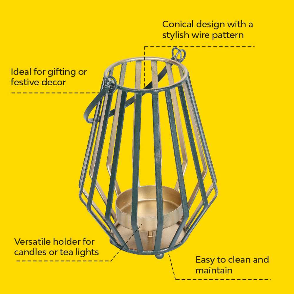 Conical Wire Lantern - Image 17