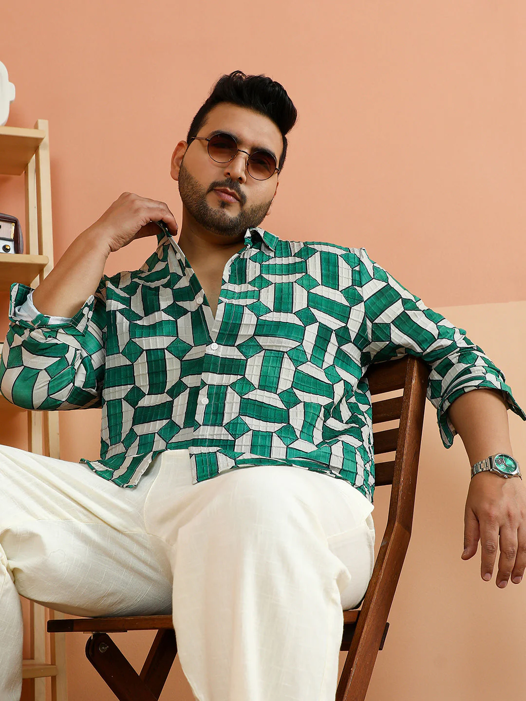 Contrast Block Shirt - Image 24
