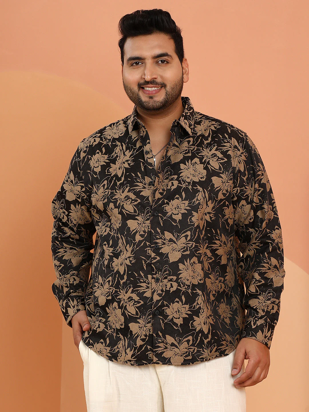 Contrast-Bloom Shirt - Image 2