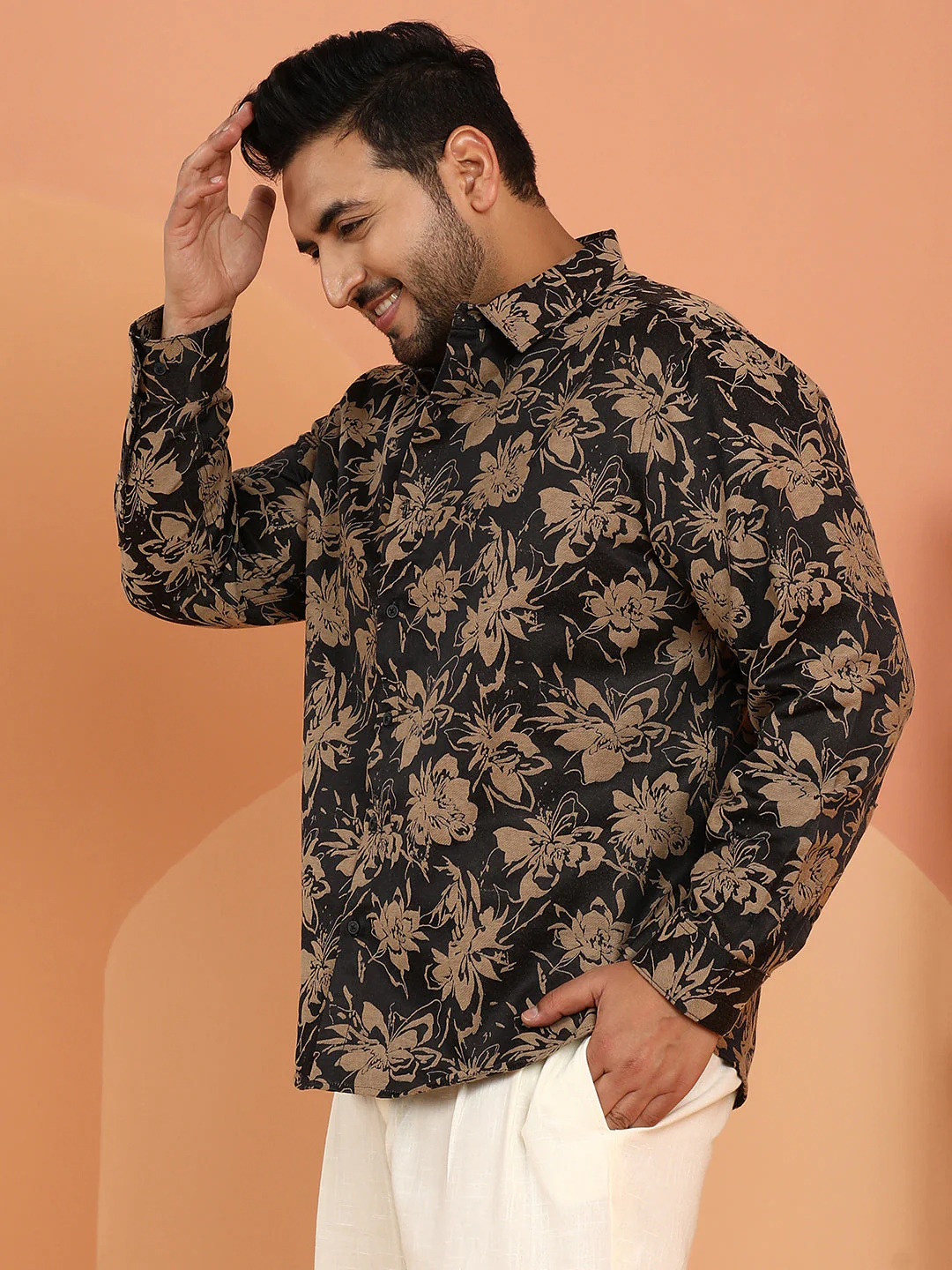 Contrast-Bloom Shirt - Image 3