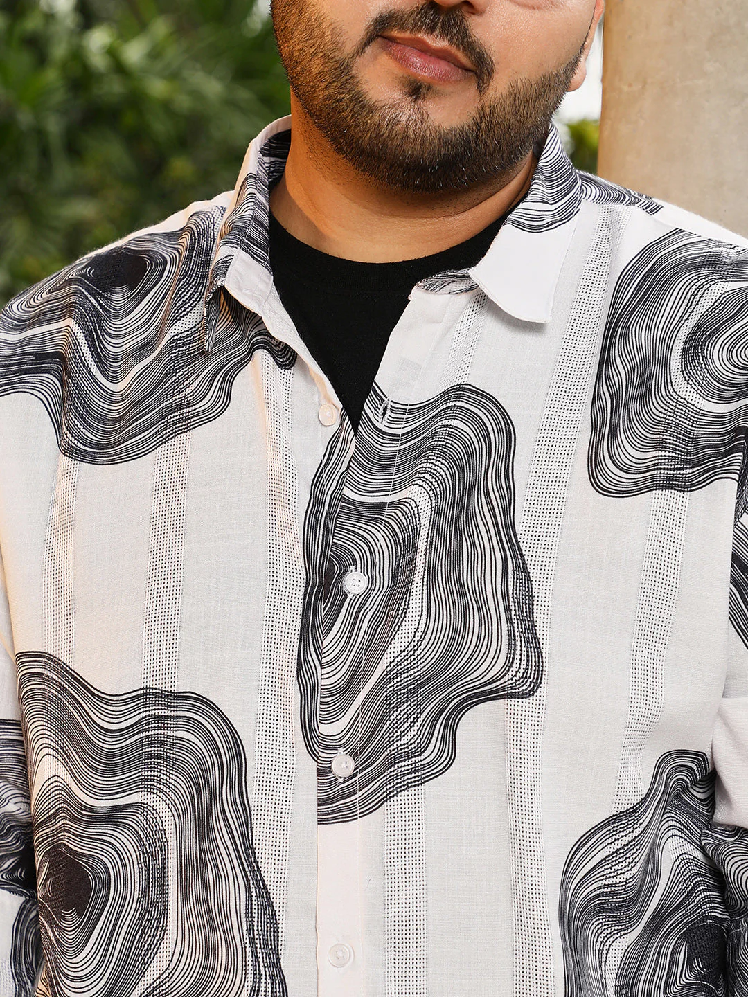 Contrast-Spool Jacquard Shirt - Image 7