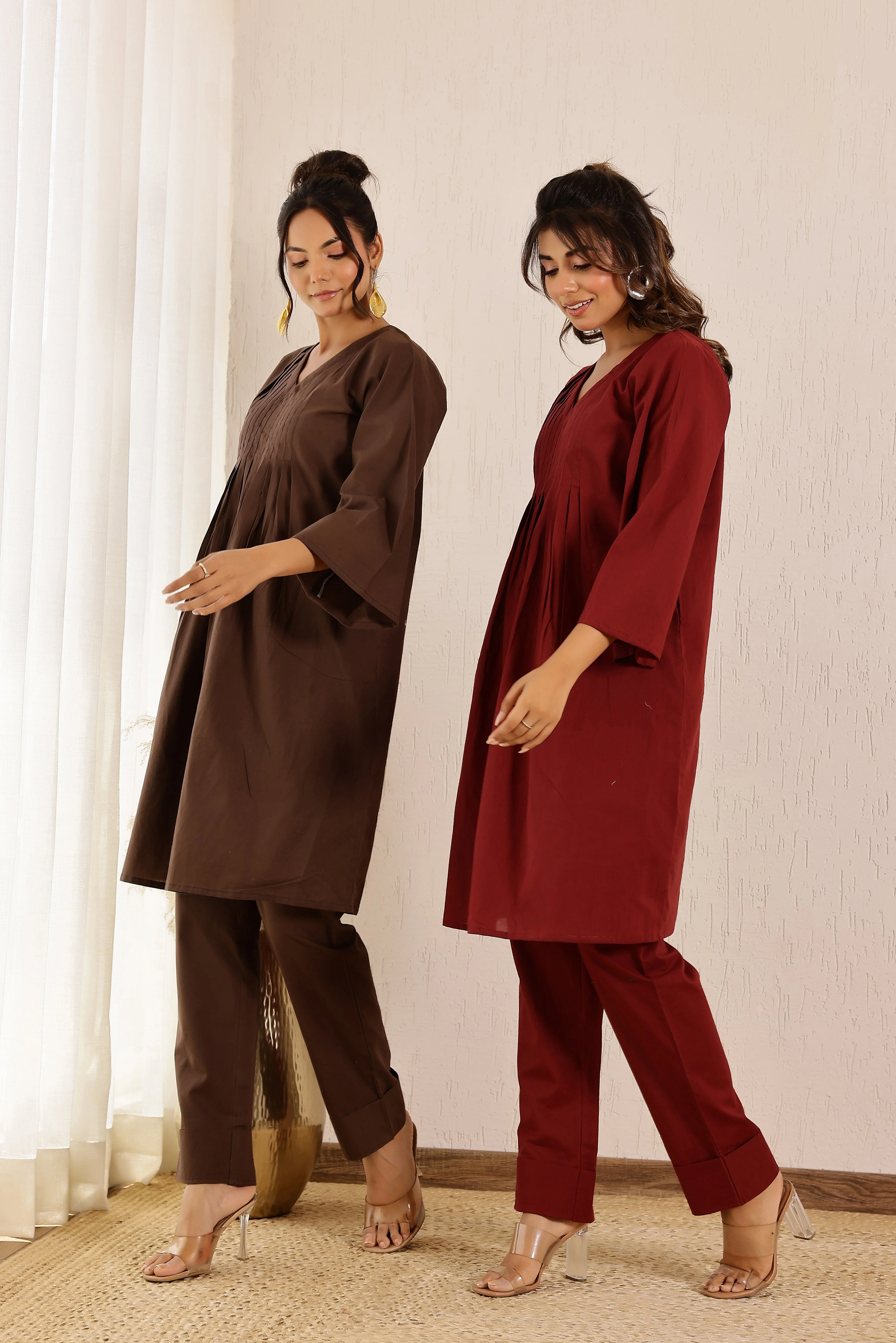 Cookie Brown Solid Coord Set - Image 10