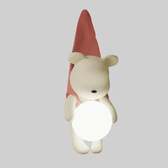 CORAL TREE Cartoon Wall Light, LED Wall Light for Kids Room, Little Bear Wall Light, Cute Wall Light, 8W 3000K Hardwired Wall Light for Kids Room, Nursery - Image 5